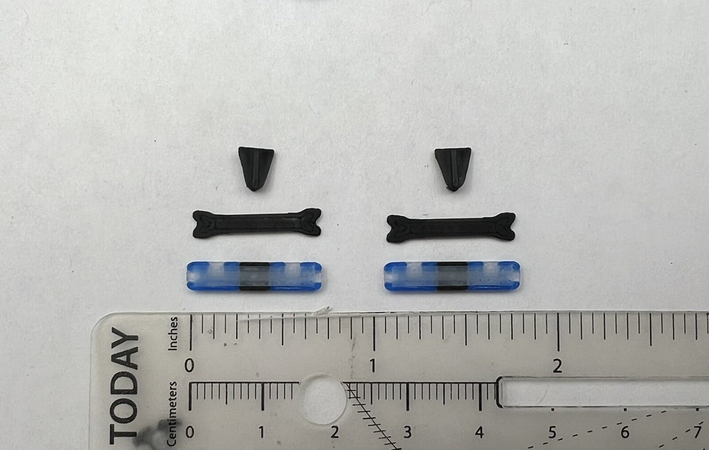 2 Pack 1/64 Whelen Edge Lightbar Blue w/ Speaker Highway Patrol State Police2