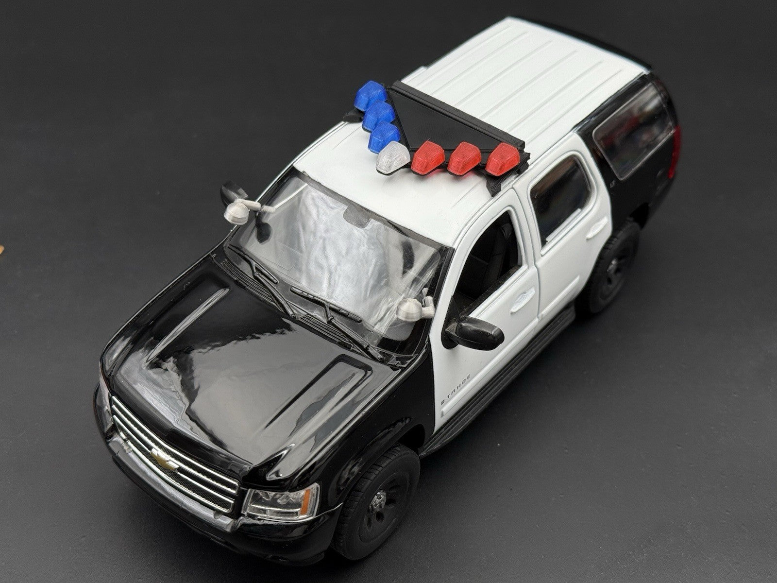 1/24 25 Scale Model LED Ready Blue Red Federal Vector Lightbar Police 2432 BR23
