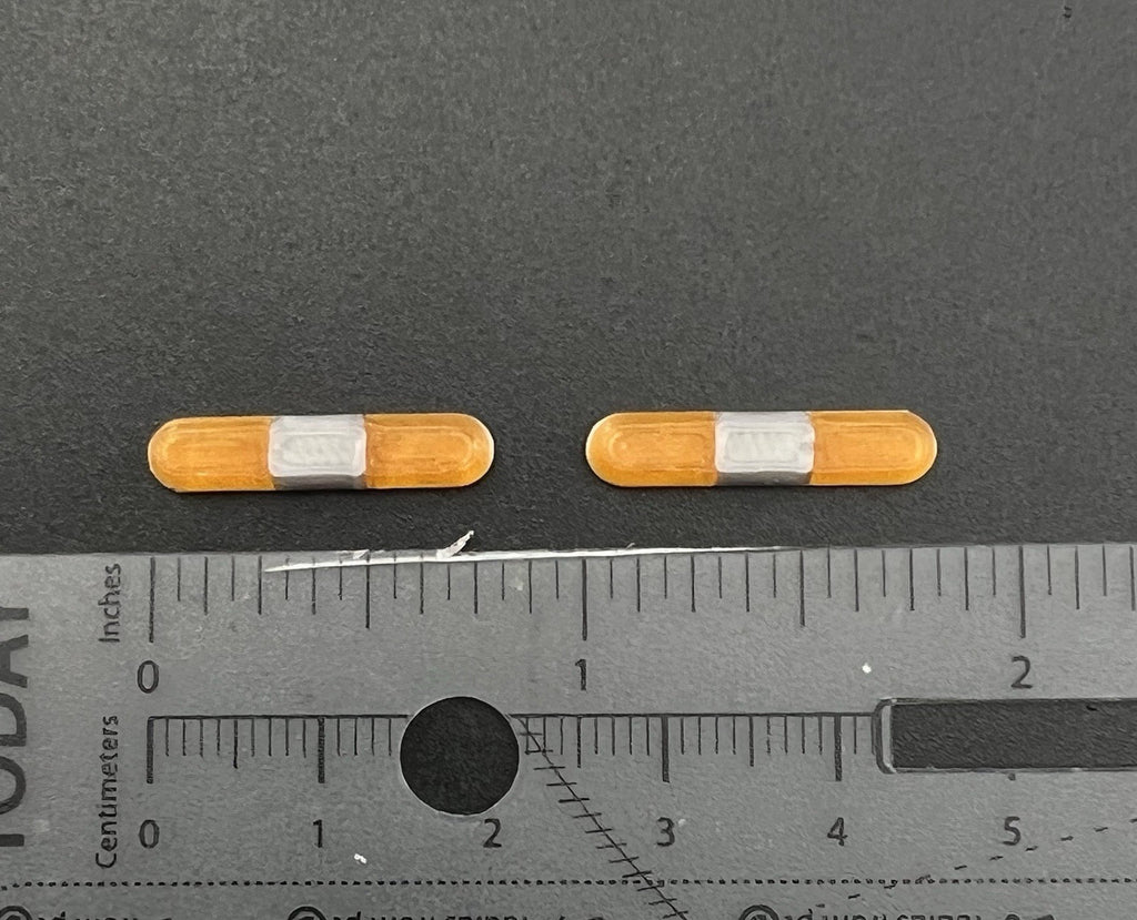 2 Pack 1/64 80H 90H 8000 Lightbar Amber Yellow Security Work Tow Truck1