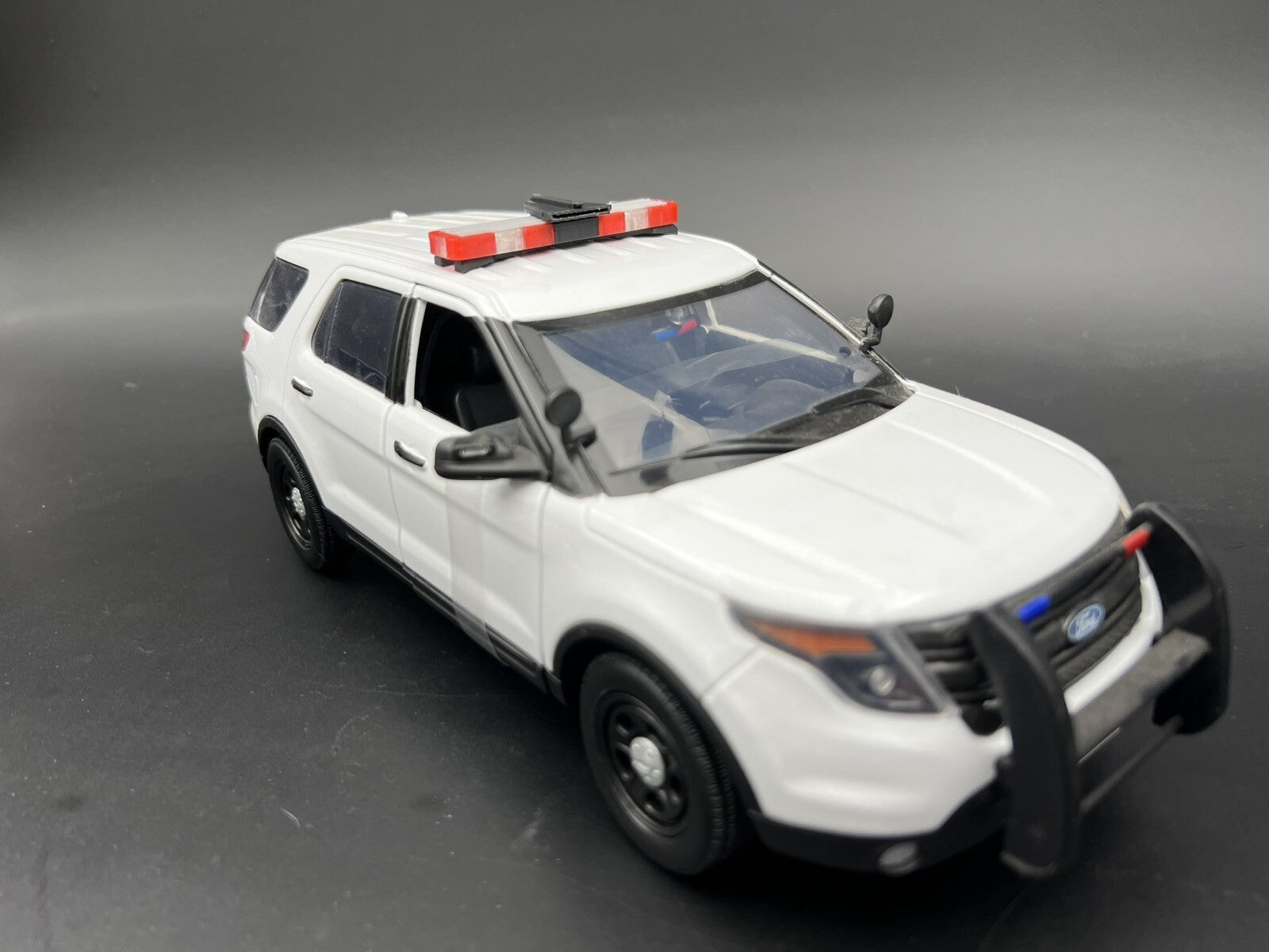 1/18 LED Ready Whelen Edge Lightbar Red w/ Speaker Fire State Police Sheriff5