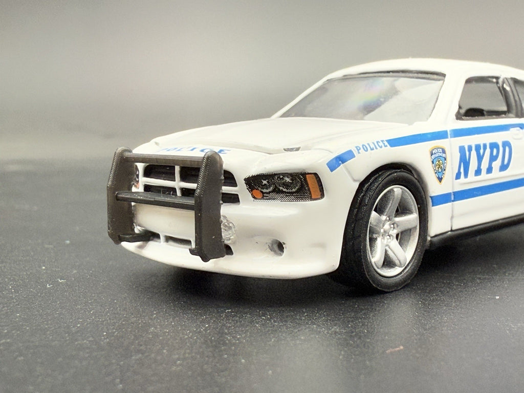 2 PACK 1/64 Go Rhino Push Bumper Pushbar For Charger Police Greenlight 5967