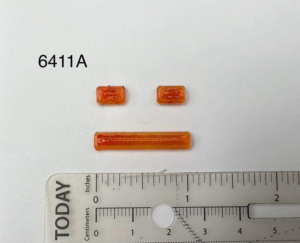 3 Pack 1/64 Amber Code 3 MX7000 Long & Short Lightbar Greenlight Construction0