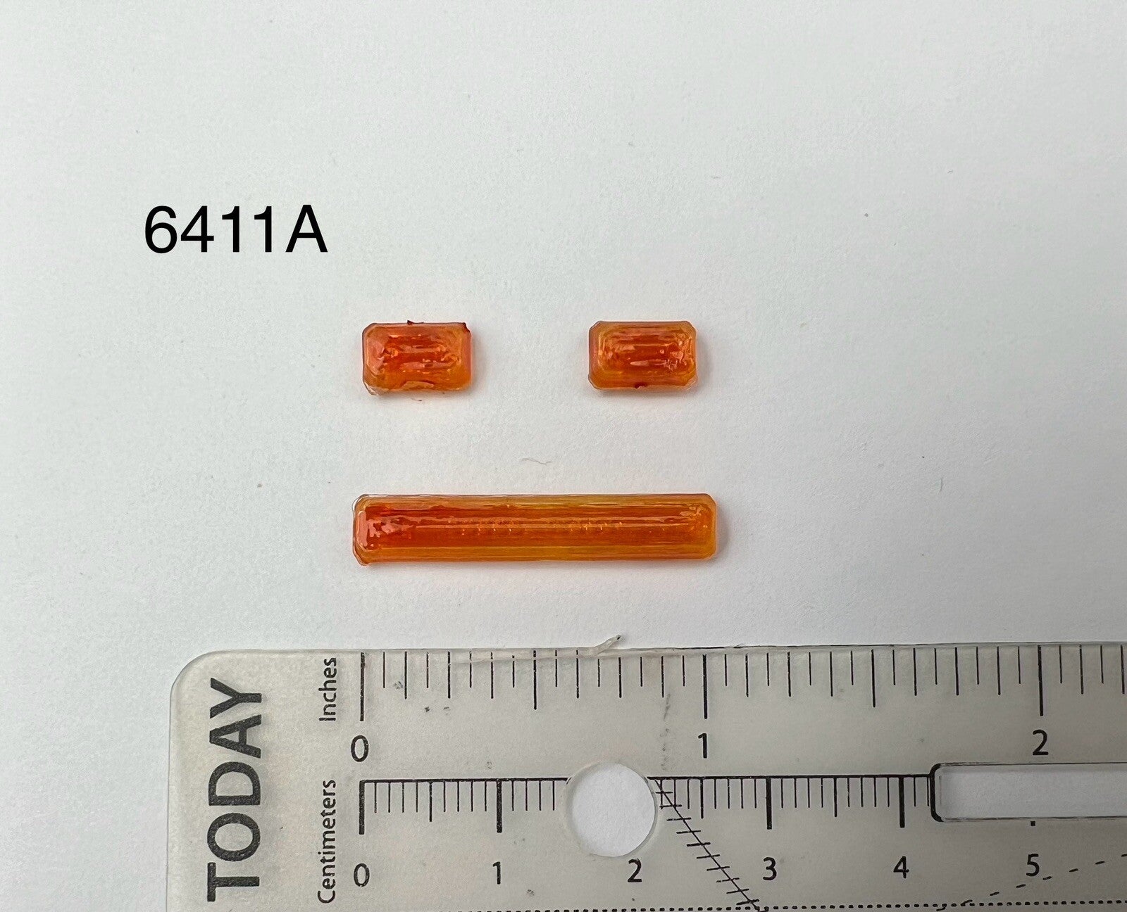 3 Pack 1/64 Amber Code 3 MX7000 Long & Short Lightbar Greenlight Construction0