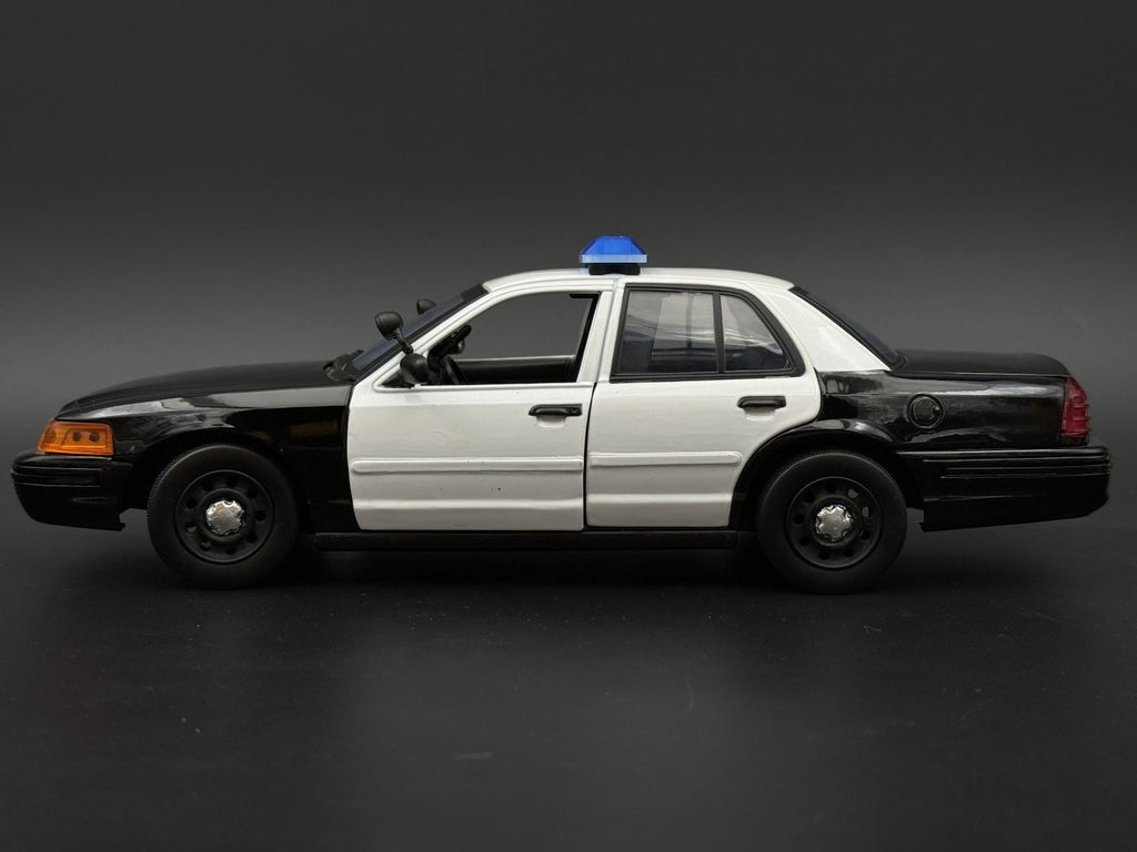 1/18 Scale Model Blue Code 3 Excalibur Lightbar Police 1862B4