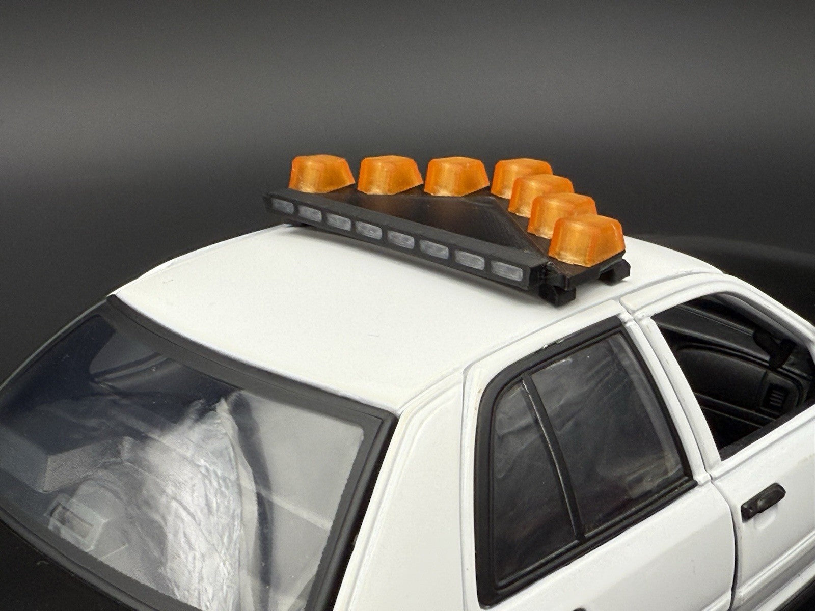 1/18 LED Ready Amber Federal Signal Vector Vision Lightbar Tow Security Work8