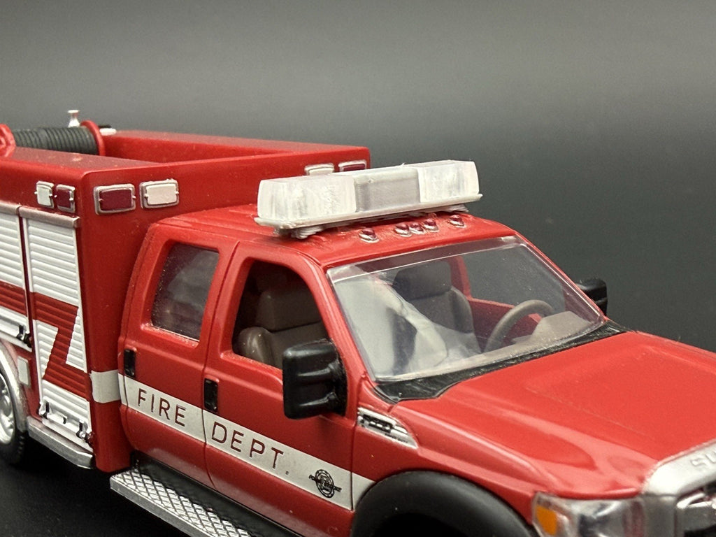 2 Pack 1/50 48 Scale Clear Twinsonic Lightbar Police Fire Engine Truck 5015C5