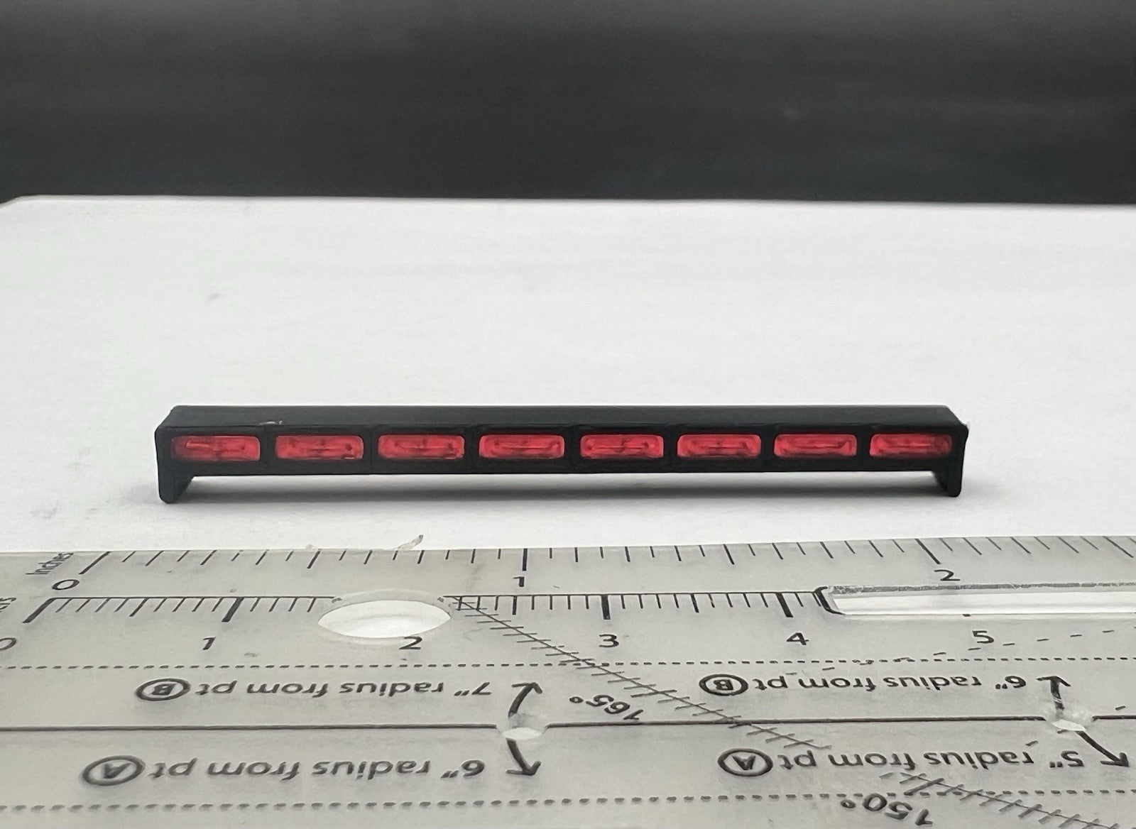 1/18 LED Ready Red Traffic Advisor Arrow Stick Deck Lightbar Police Sheriff Fire1