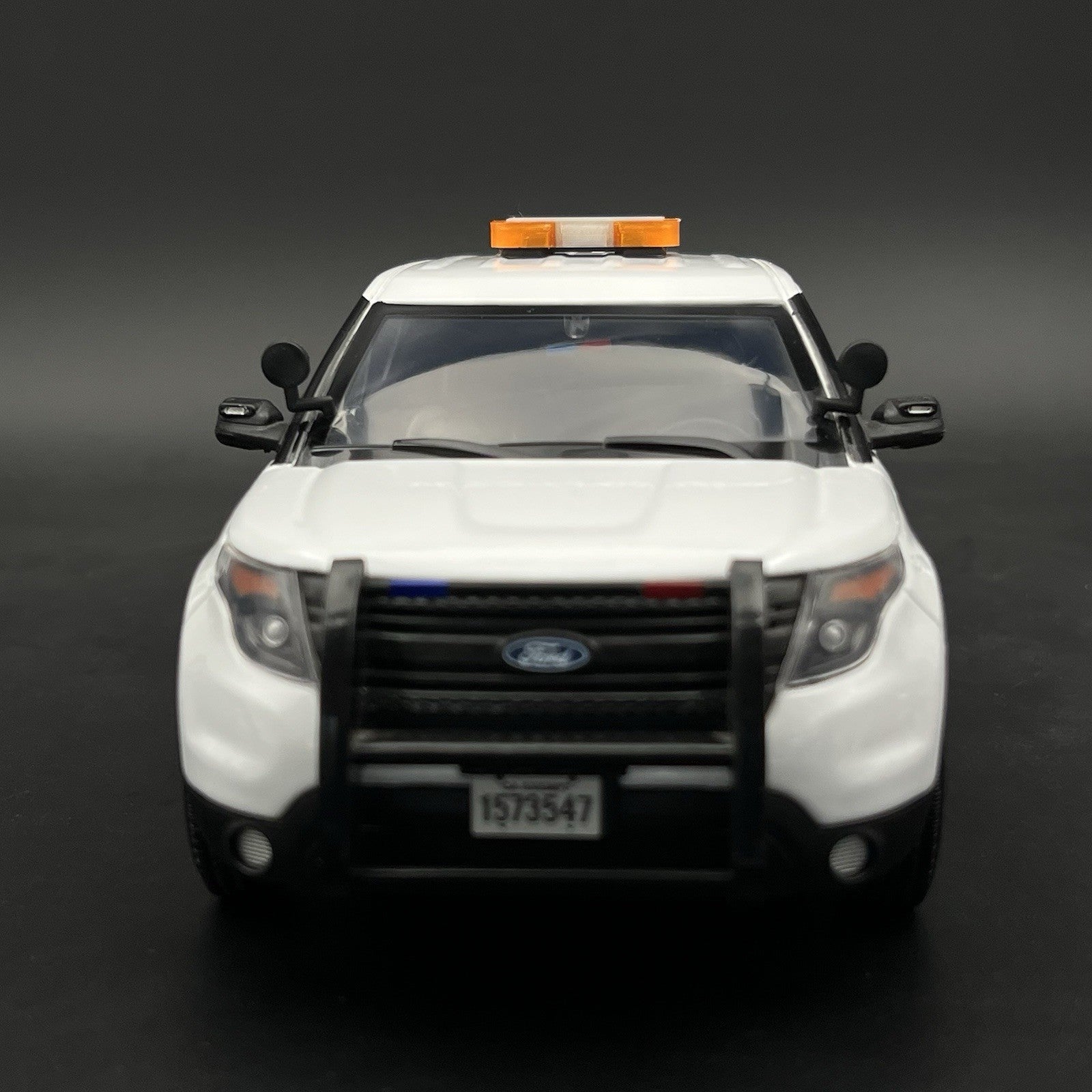 1/18 Mini Whelen Edge Lightbar Amber Clear Gray Top Cover5