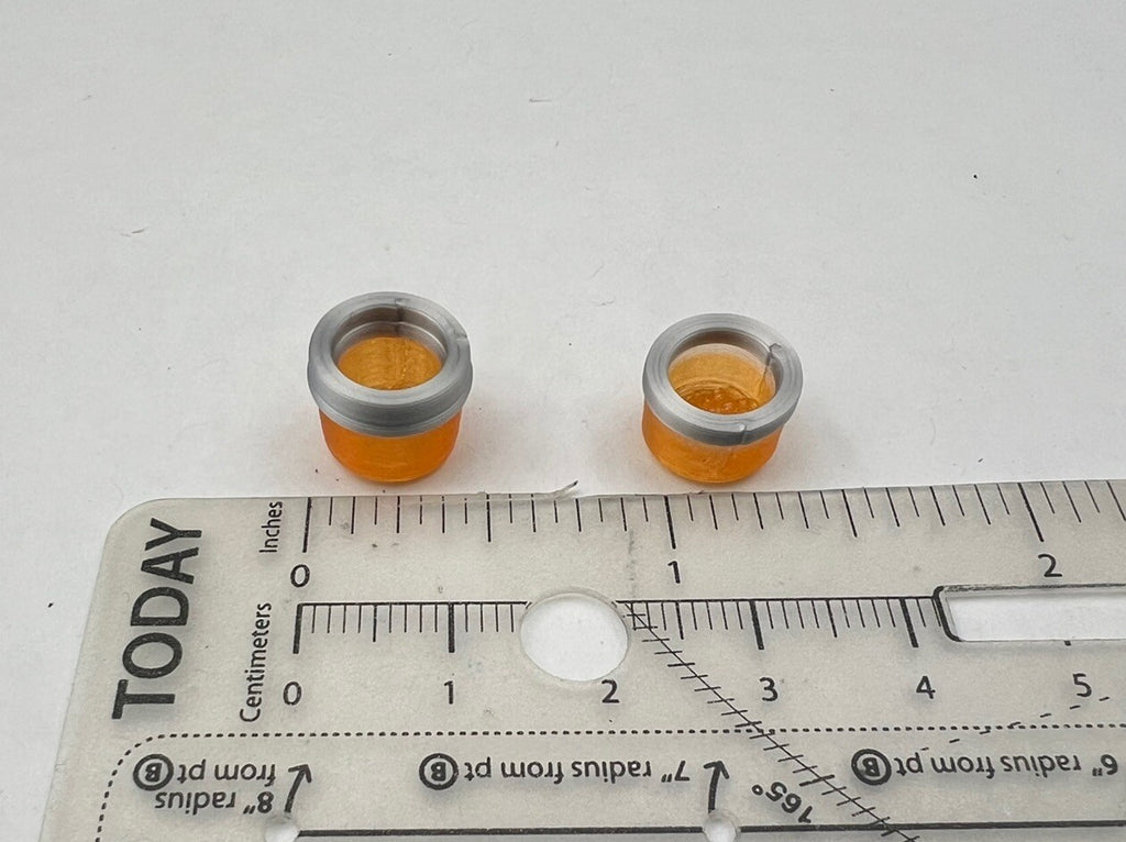 2 Pack 1/24 25 27 LED Ready Amber Beacon Lightbar Security Tow Work Truck1