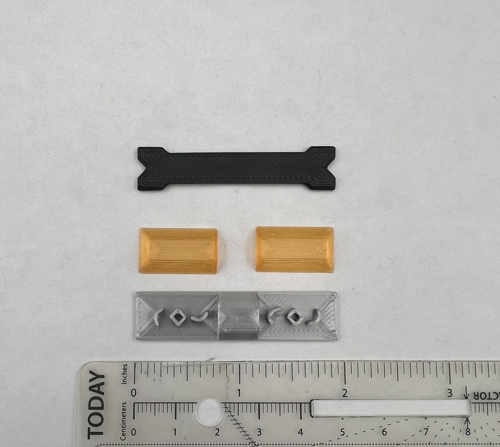 1/24 25 27 Amber Chrome Code 3 LP6000 Lightbar W Internal Lens Work Security Tow1