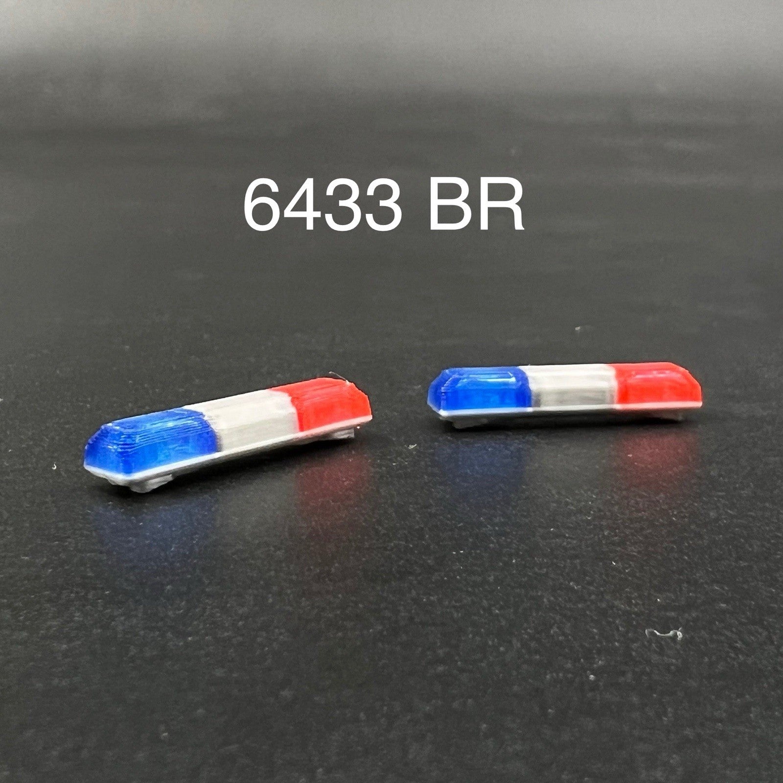 2 Pack 1/64 Smith Wesson 8000 8780 8880 8980 Lightbar Blue Red Police Sheriff0