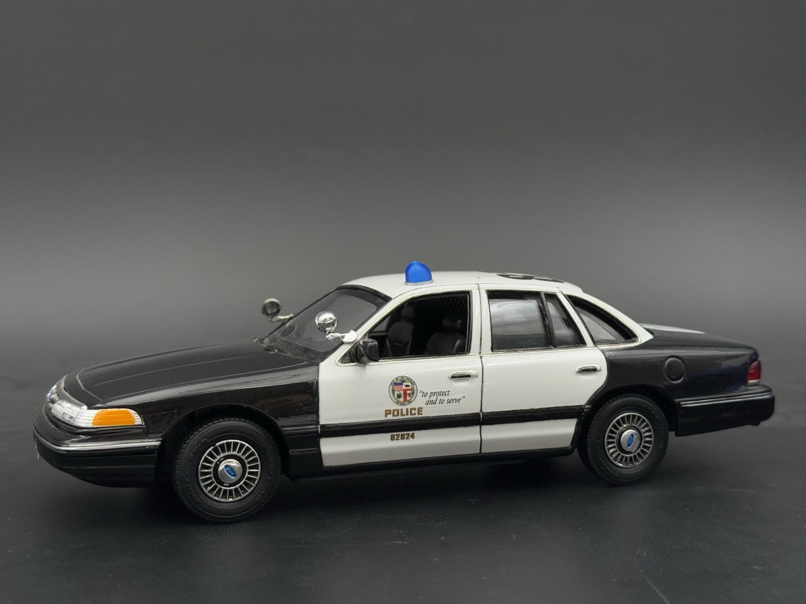 2Pack 1/24 25 LED Ready Blue Fire Ball Teardrop Beacon Kojak Police5