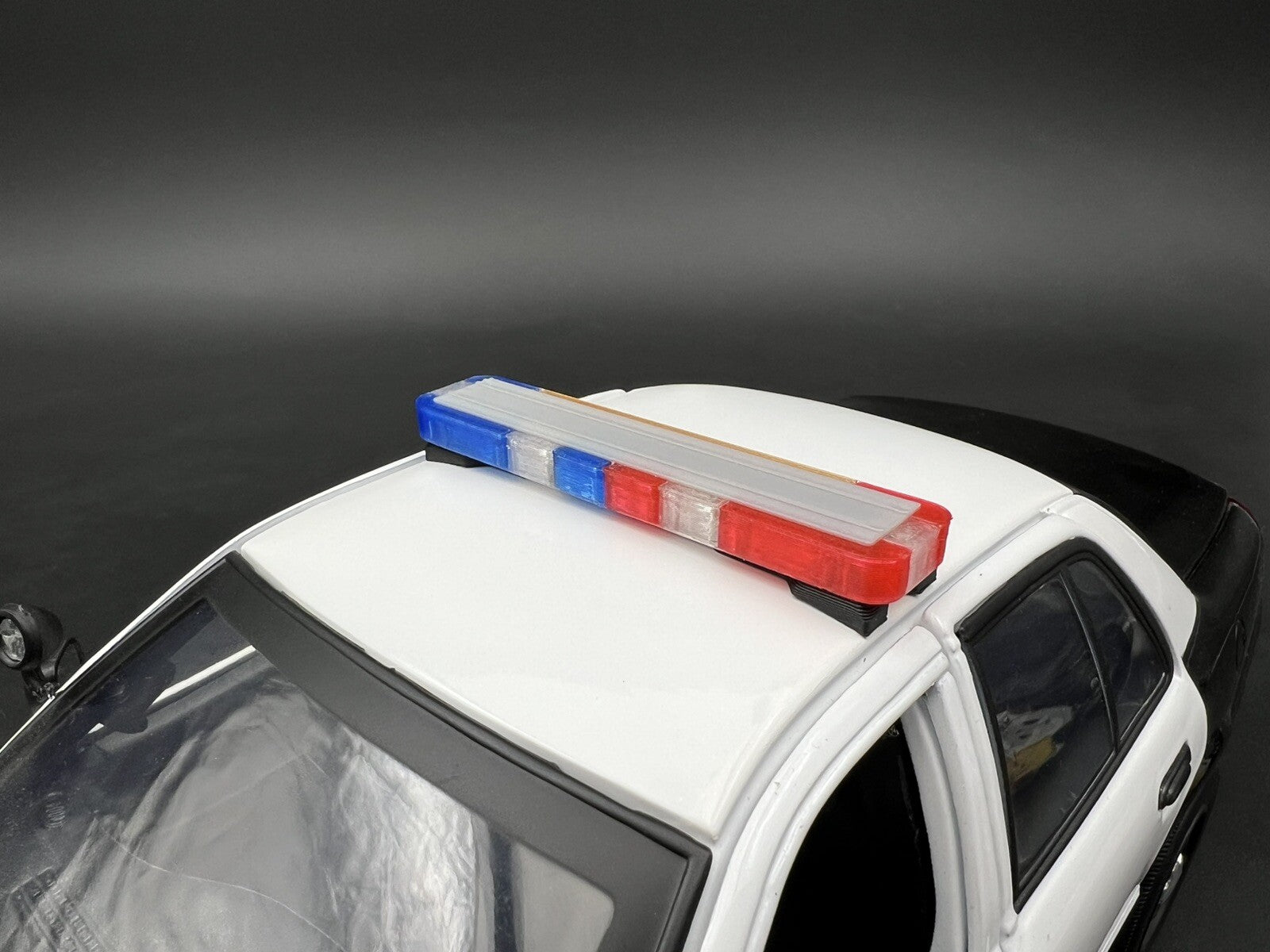 1/18 LED Ready Whelen Edge Lightbar Blue Red Amber Highway Patrol Police Sheriff9