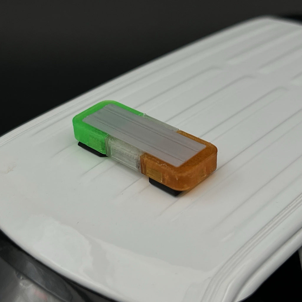 1/24 25 Mini Whelen Edge Lightbar Amber Clear Green Gray Top Cover12