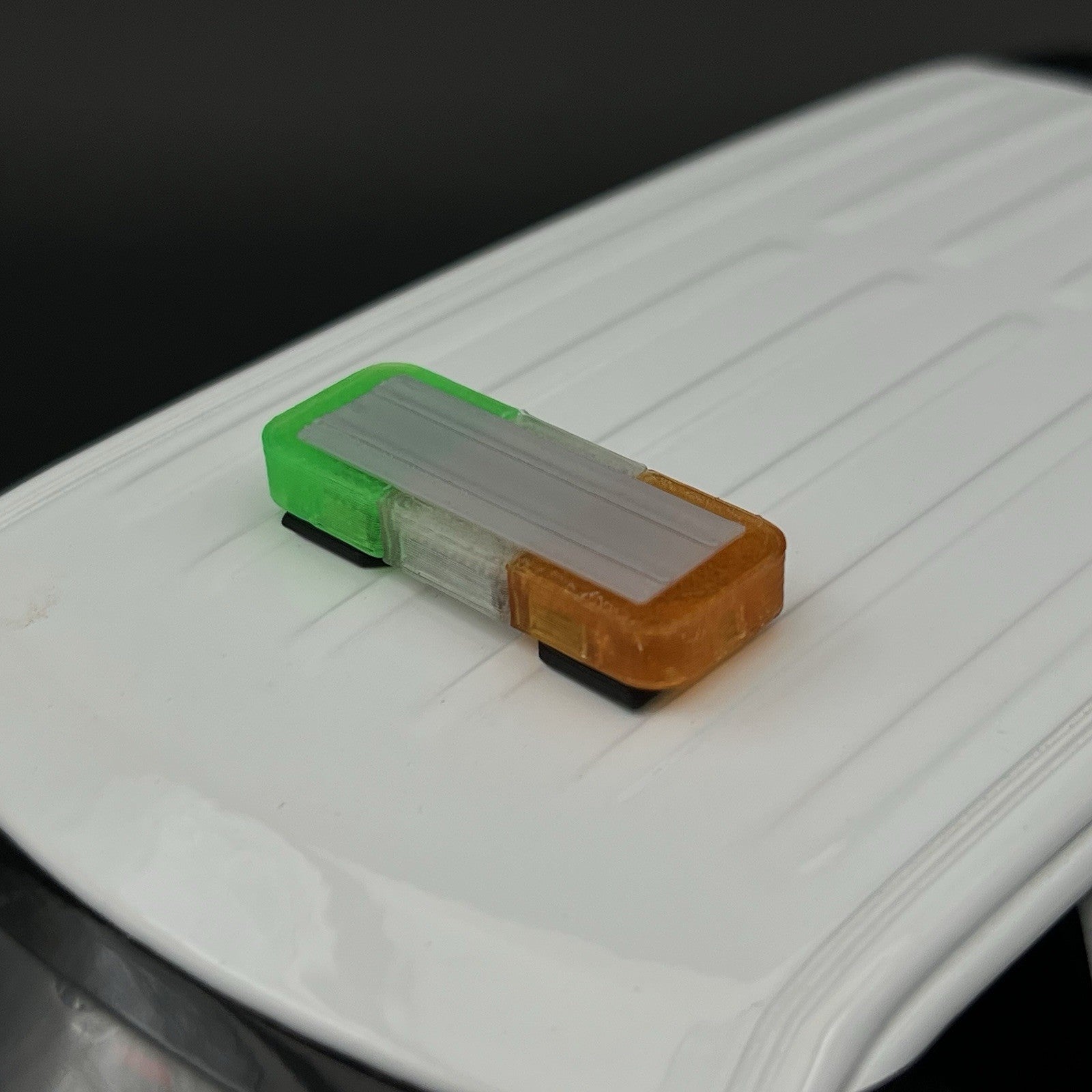1/24 25 Mini Whelen Edge Lightbar Amber Clear Green Gray Top Cover12