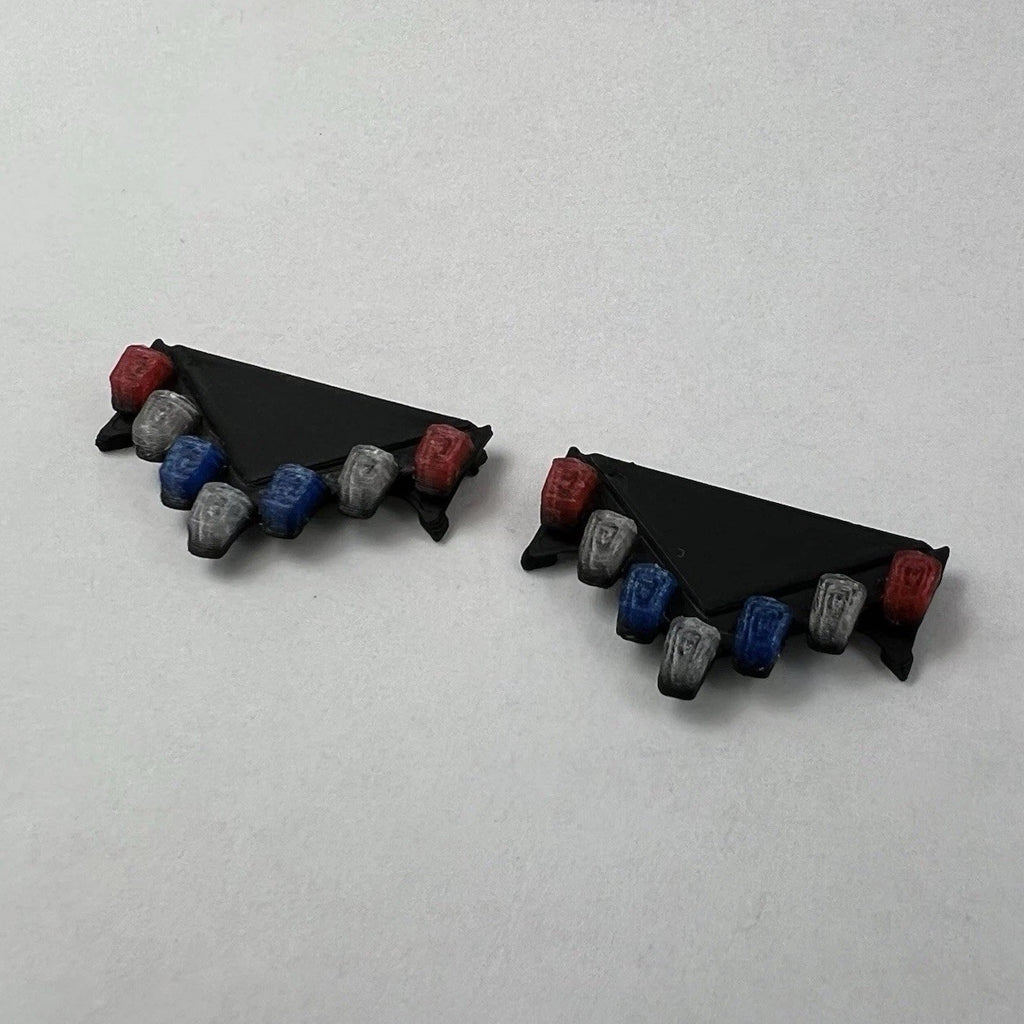 2 Pack 1/43 Blue Red Vector Vision Lightbar LVMPD Las Vegas Metro Police Style15