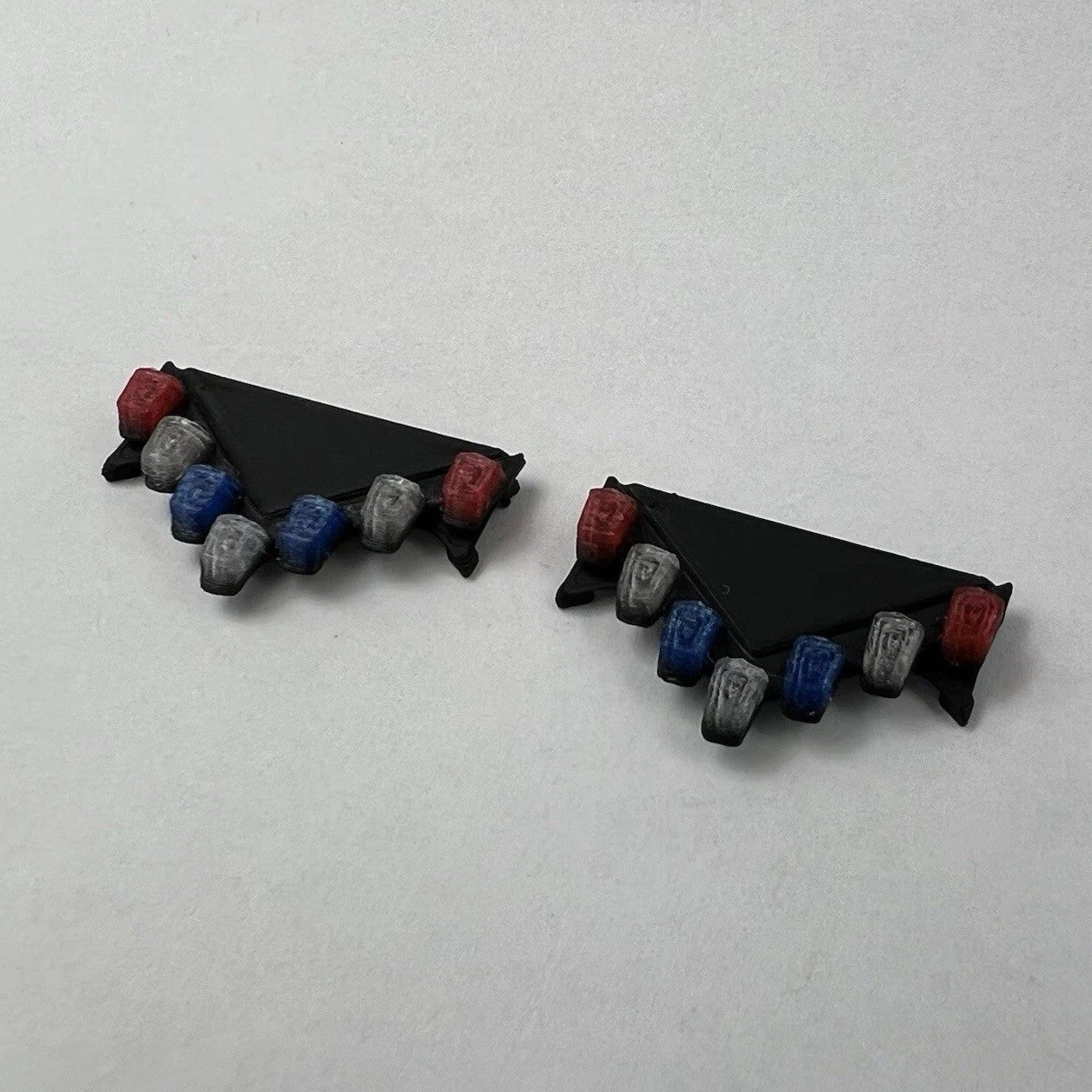 2 Pack 1/43 Blue Red Vector Vision Lightbar LVMPD Las Vegas Metro Police Style15