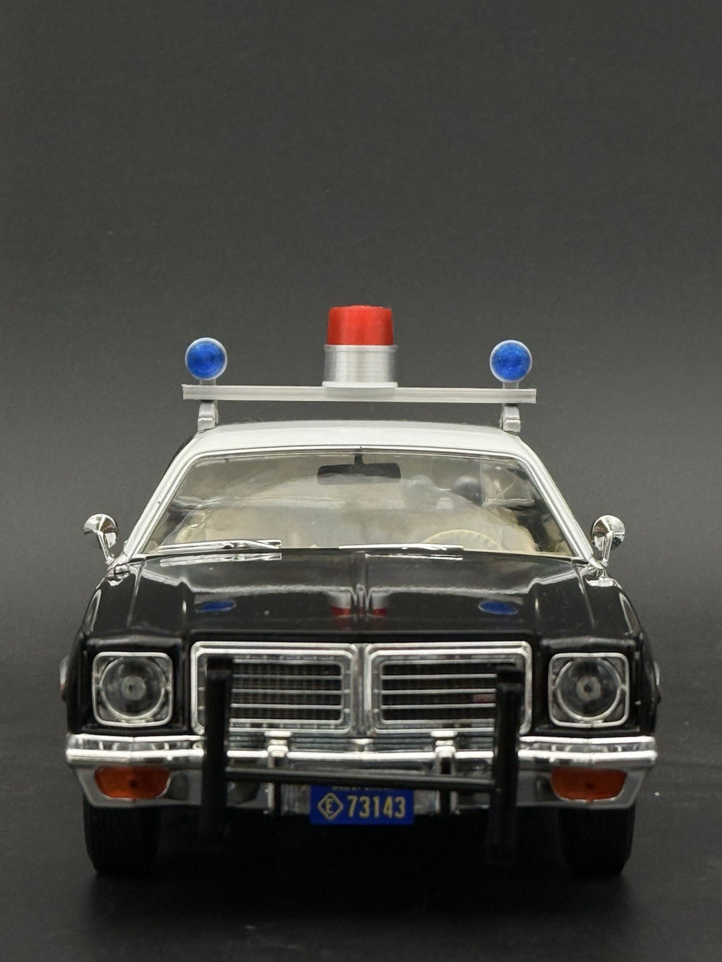 1/24 25 Scale Visibar CJ 184 284 Blue Beacon Red Lollipop Police Light 2456BRB3