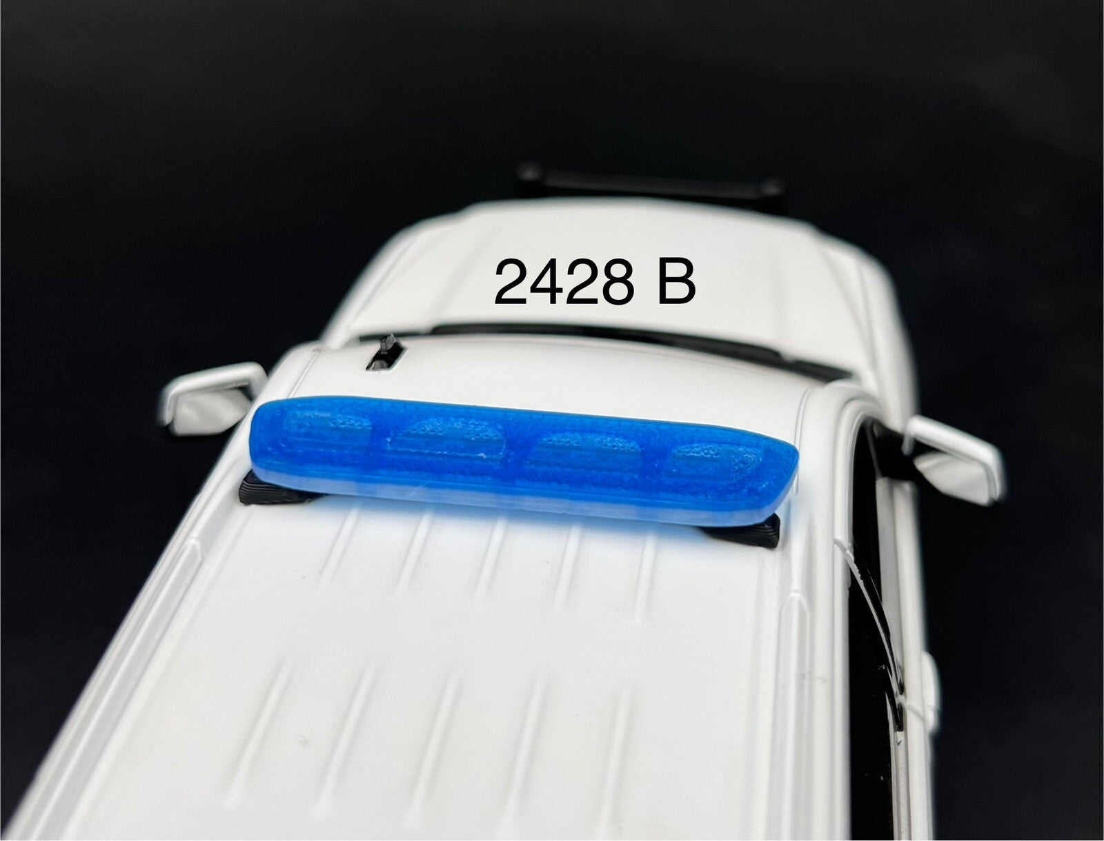 1/24 25 27 LED Ready nForce Blue Lightbar Sheriff Highway Patrol Chicago Police0