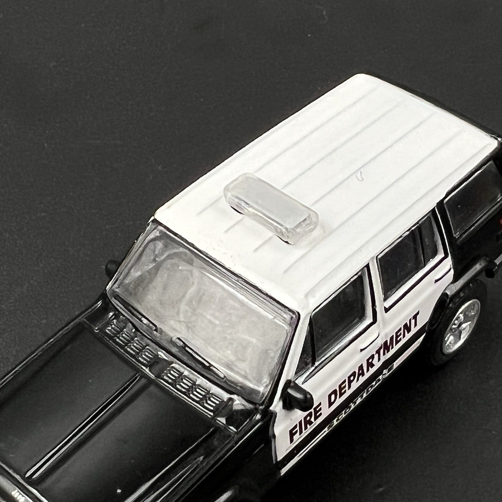 2 Pack 1/64 Mini Whelen Edge Lightbar Gray Top Cover Police Sheriff Fire9