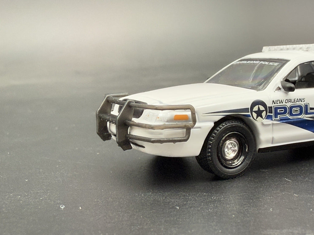 2 PACK 1/64 Scale Go Rhino Wrap Around Push Bumper Pushbar For Crown Vic Police2