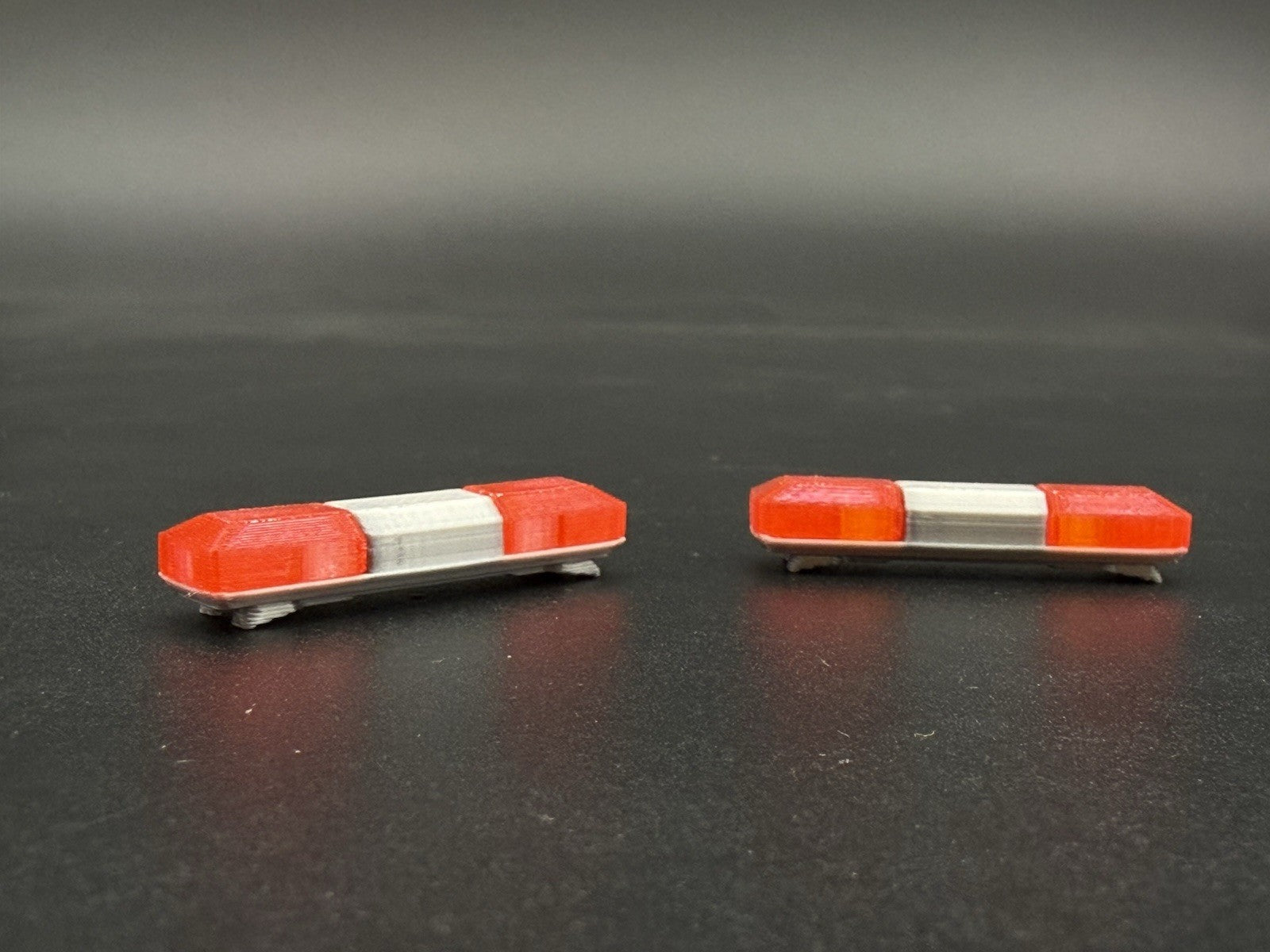 2-Pack 1/43 O Scale Model Amber Smith Wesson 8880 Lightbar 4343A13