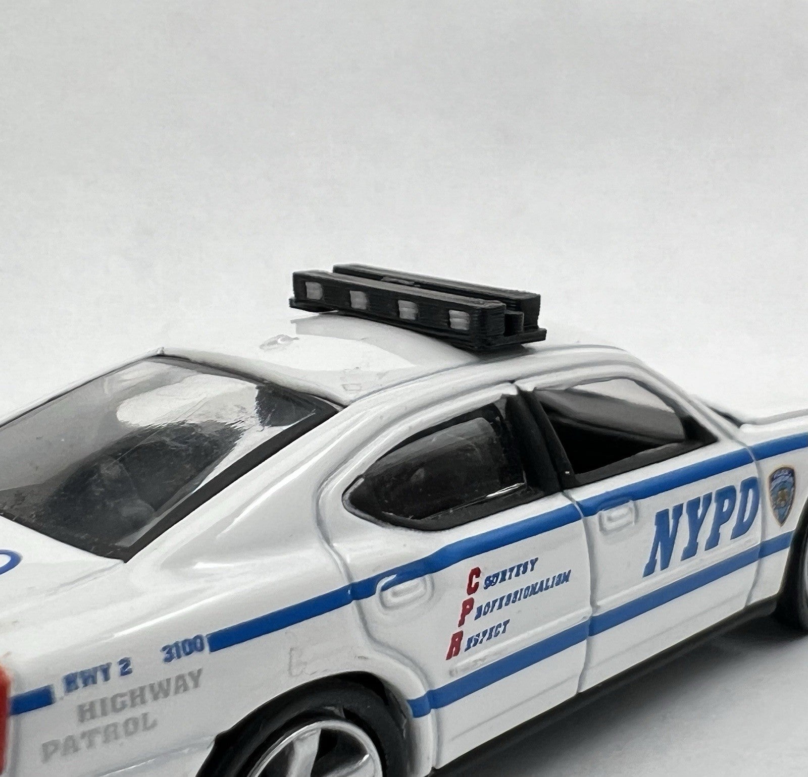 1/64 NYSP (Down) High Riser Lightbar New York State Police Highway Patrol10