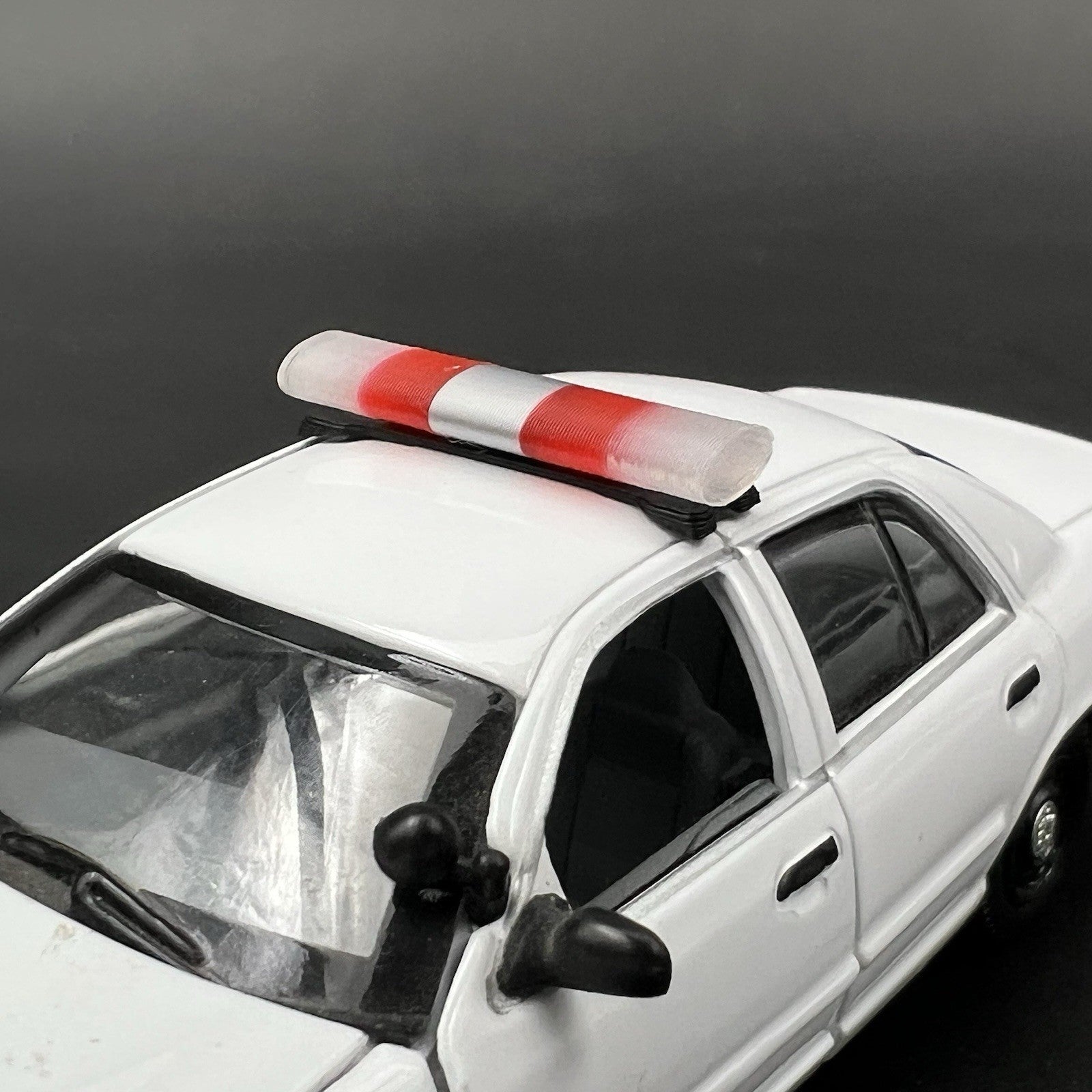 1/43 AeroDynic Lightbar NYPD Style Clear Red Chrome Police New York Sheriff3