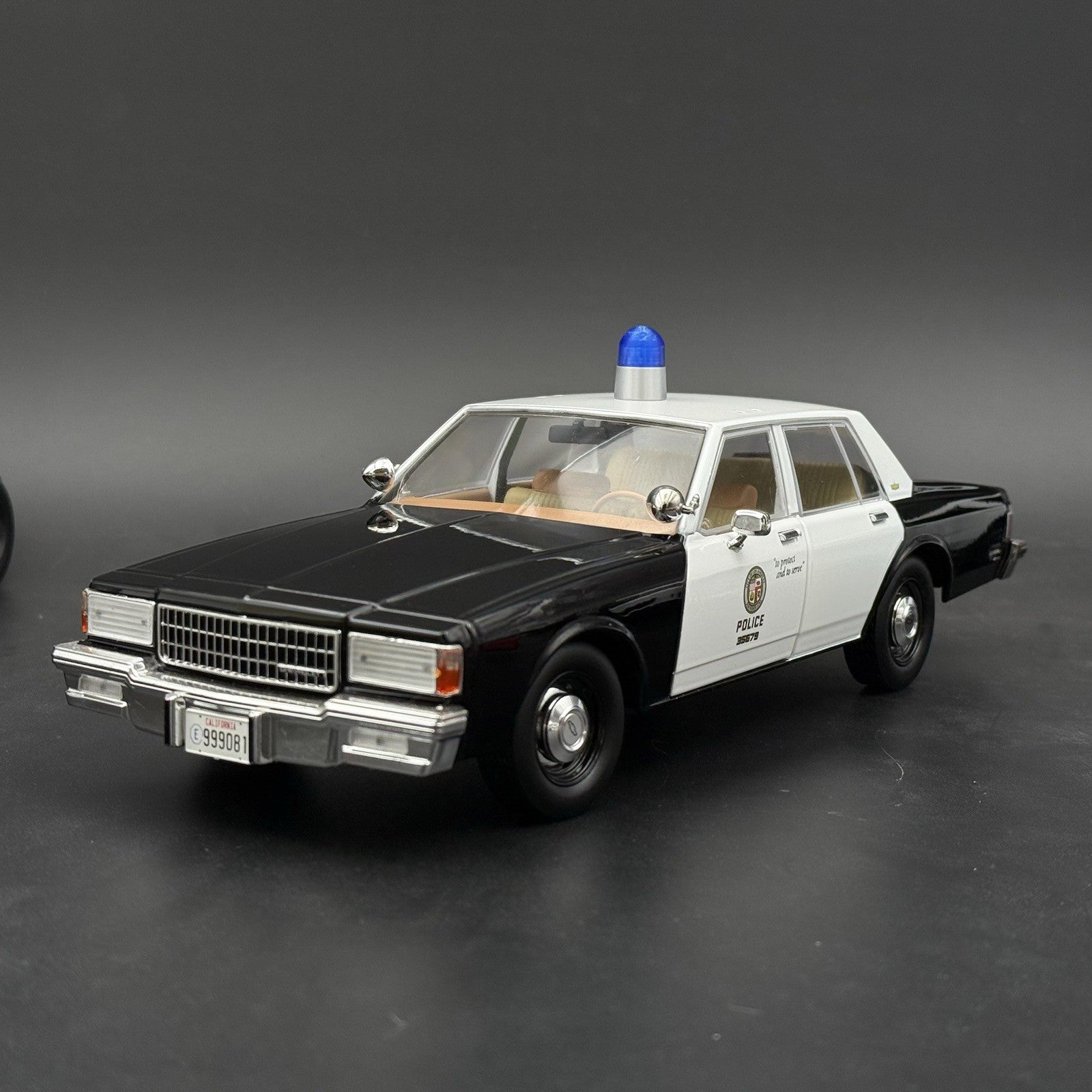 2 Pack 1/18 LED Compatible Blue Beacon Ray Lightbar Police Fire Sheriff3