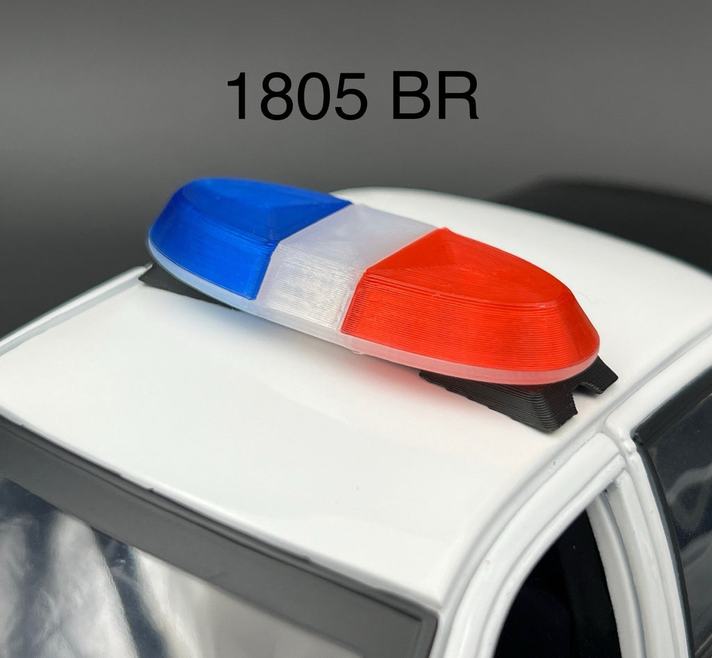 1/18 Blue Red Federal Signal Vista Lightbar Police Sheriff SUV Car Ford Chevy0