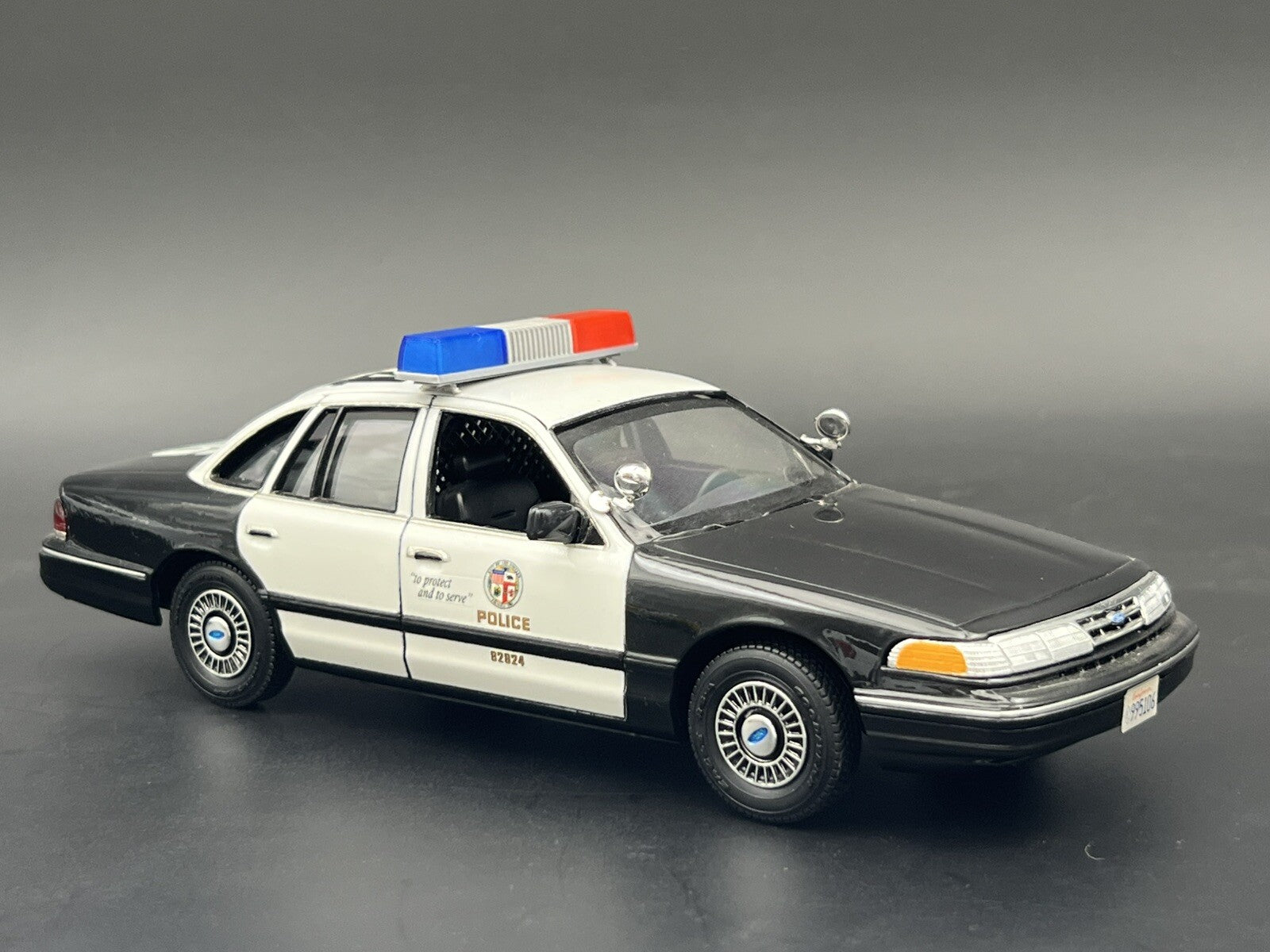 1/24 25 Blue Red Federal Signal Twinsonic Lightbar Police Sheriff Highway Patrol8