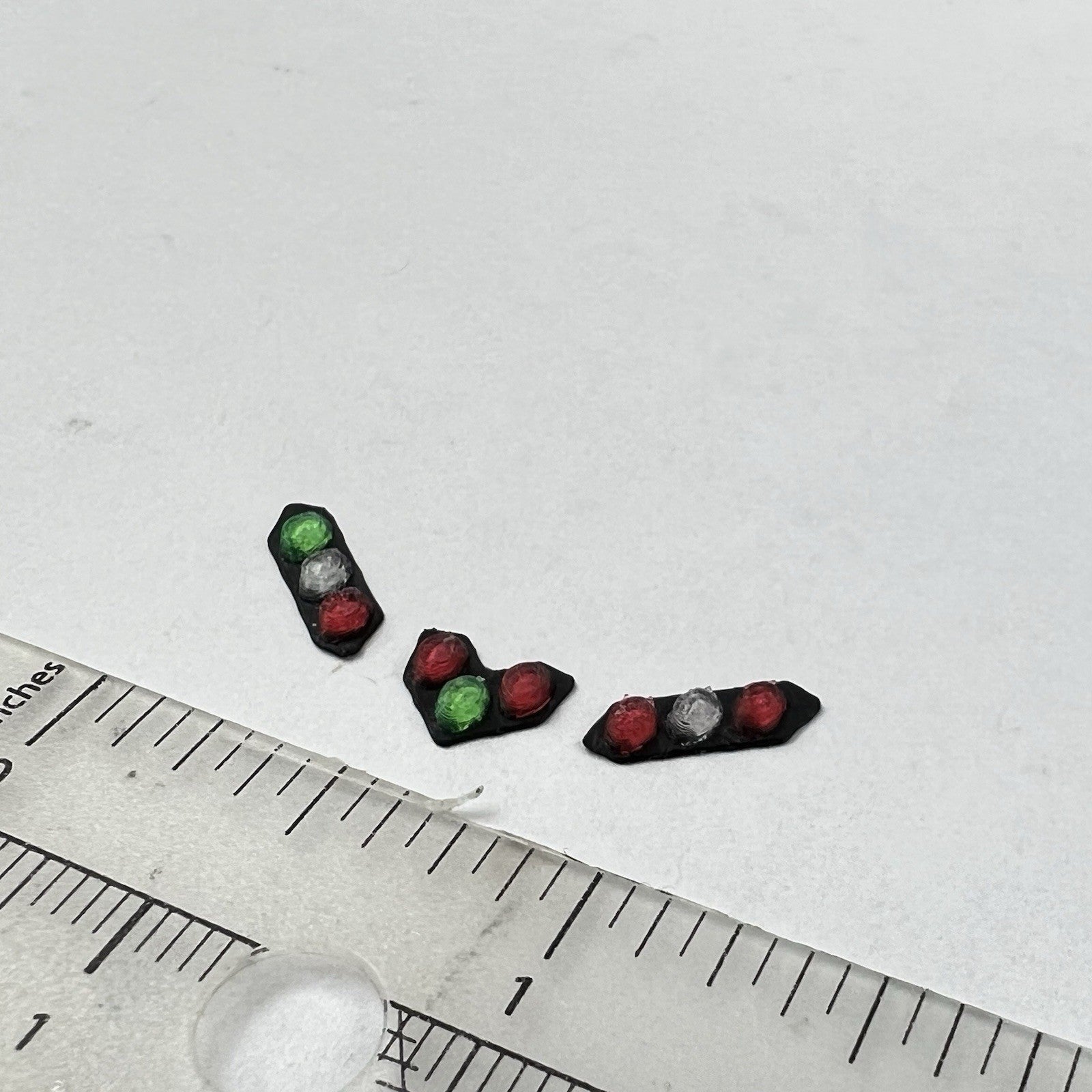 3 Pack 1/87 HO Scale Chicago Fire CFD Green Red Split Vision SLR Lightbar Truck2