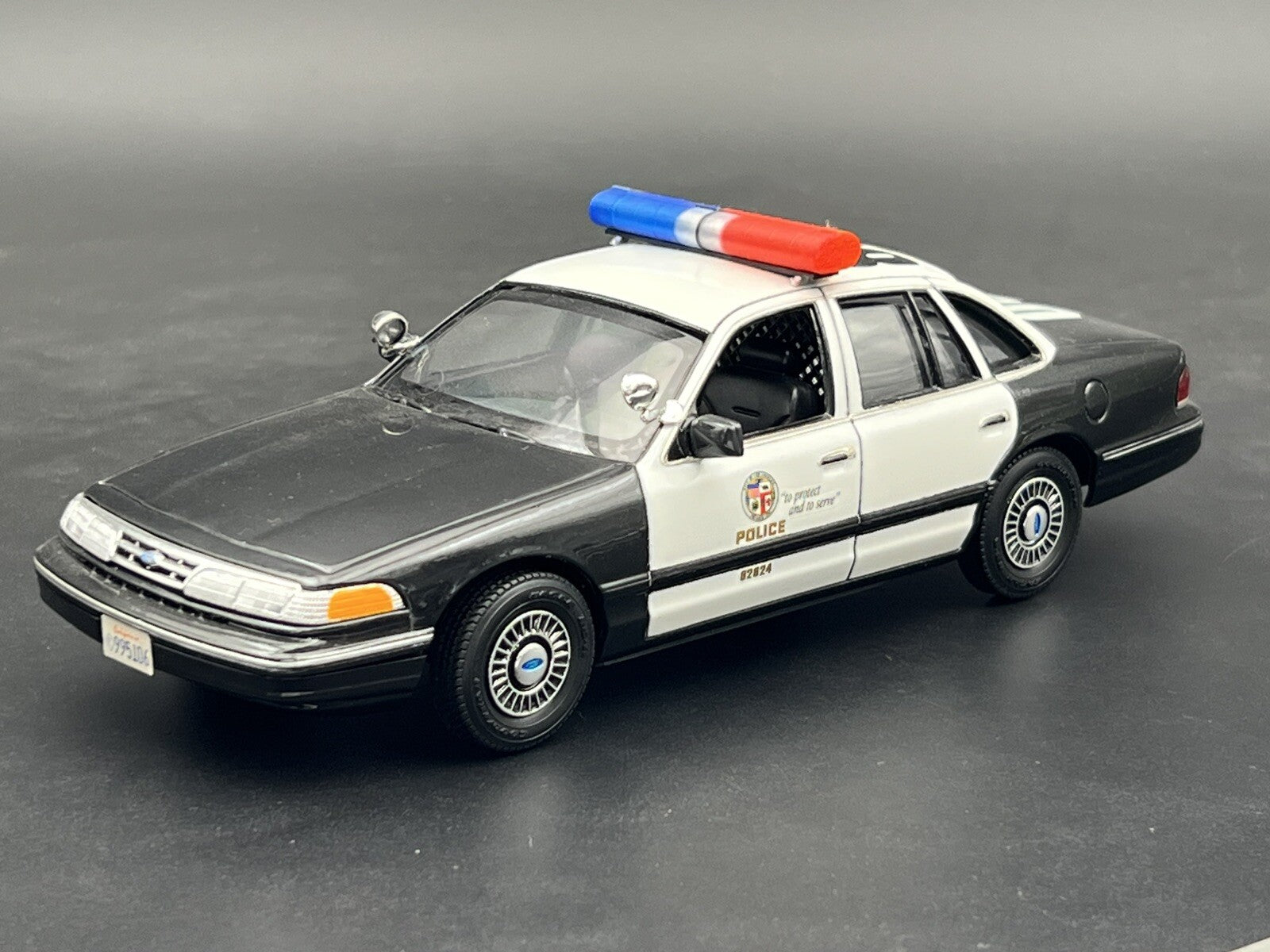 1/24 1/25 LED Ready AeroDynic Lightbar LAPD Blue Red Clear Amber Police Sheriff5