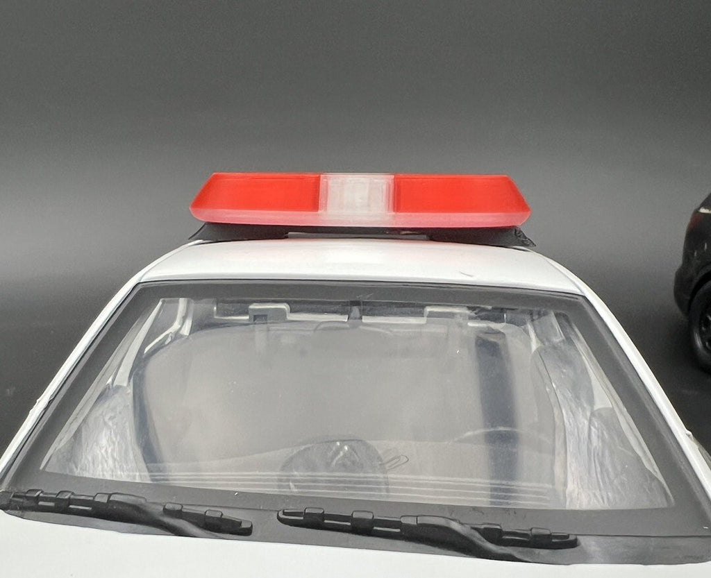 1/18 Red Federal Signal Vista Lightbar New York Mexico State Police Sheriff Fire2