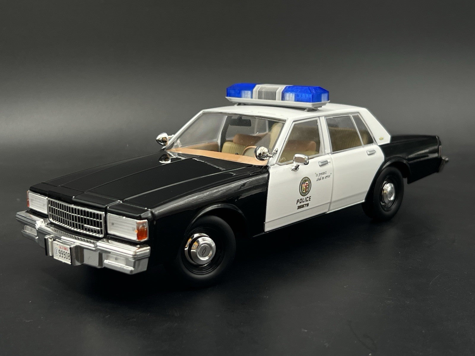 1/18 Blue Smith Wesson 8780 8880 8980 Lightbar Police Sheriff Fire3