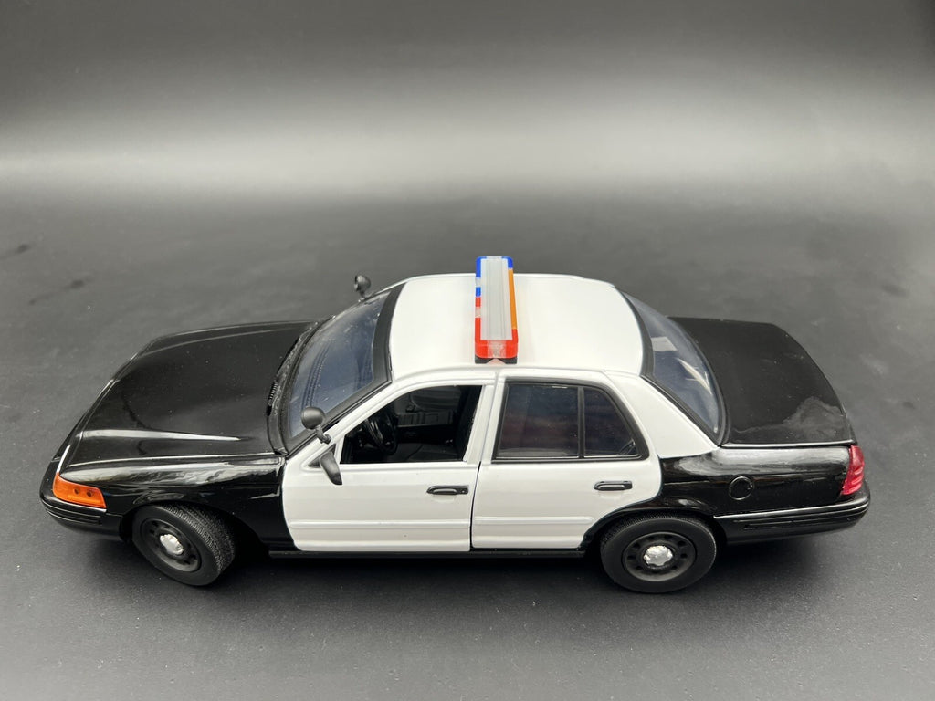 1/18 LED Ready Whelen Edge Lightbar Blue Red Amber Highway Patrol Police Sheriff7