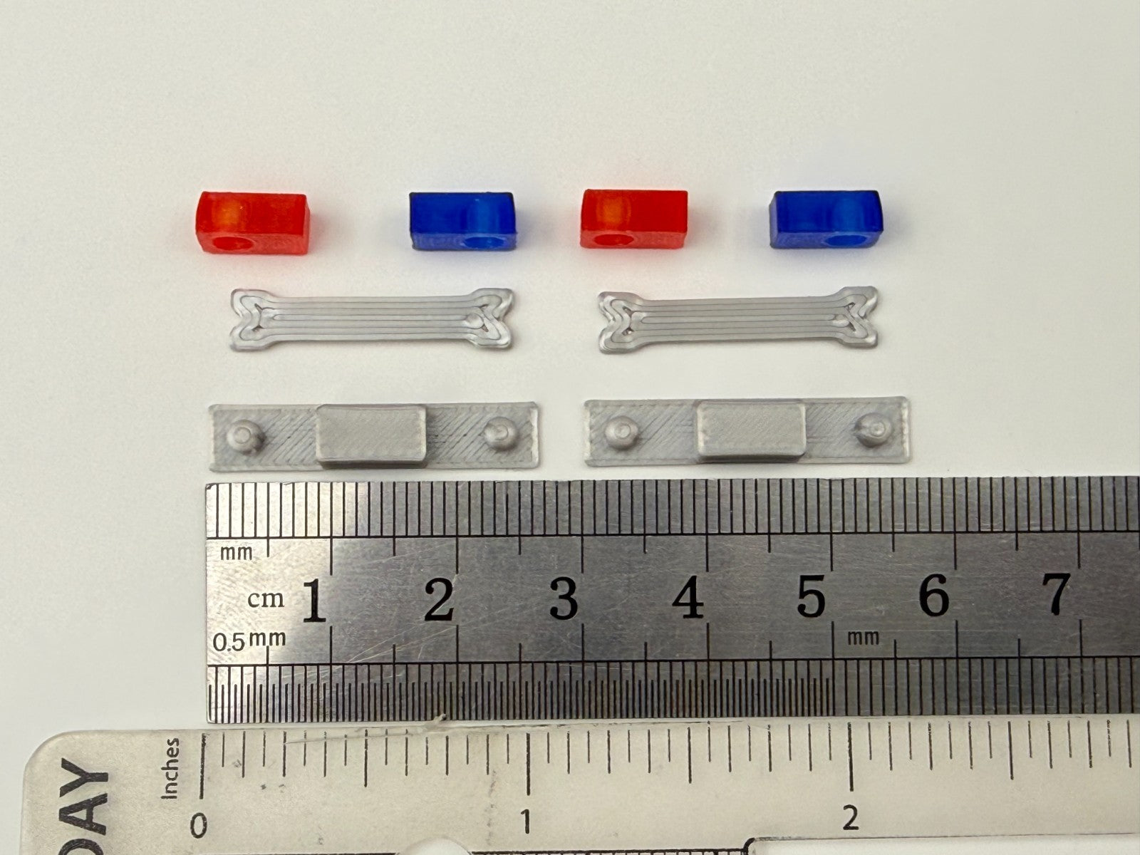2 Pack 1/50 48 Scale Blue Red California Twinsonic Lightbar Police Fire 5015CA1