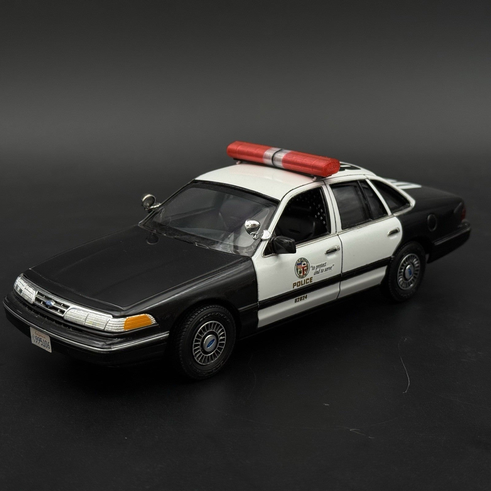 1/24 1/25 LED Ready AeroDynic Red Clear Lightbar Police Sheriff Fire EMS7