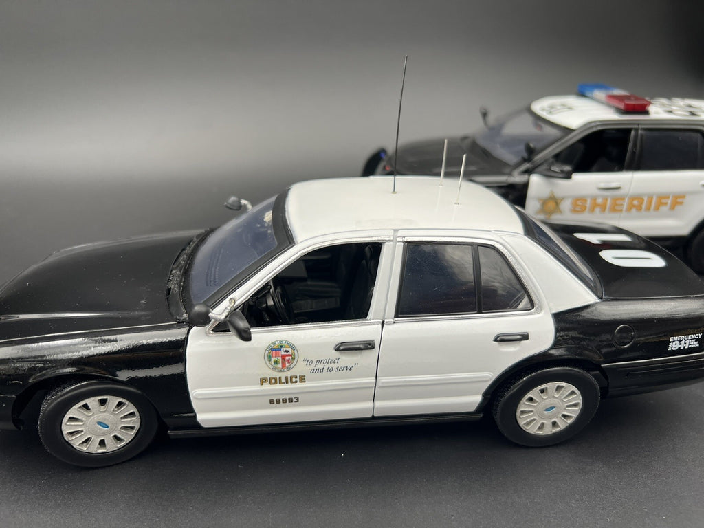 8-Pack 1/18 1/24 Scale Model Metal Antenna For Model Police Cars2