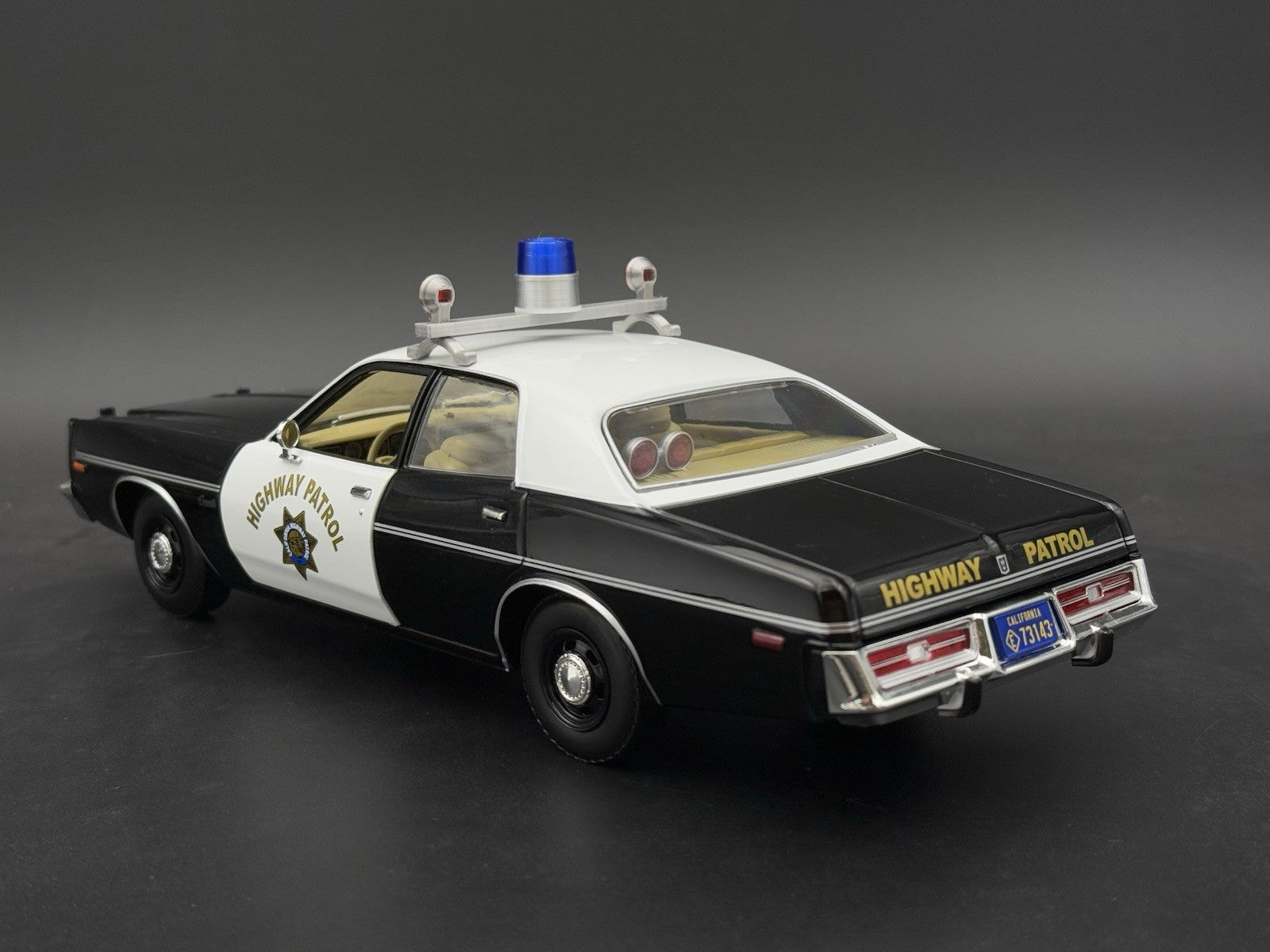 1/24 25 Scale Visibar CJ 184 284 Red Beacon Blue Lollipop Police Light 2456RBR4