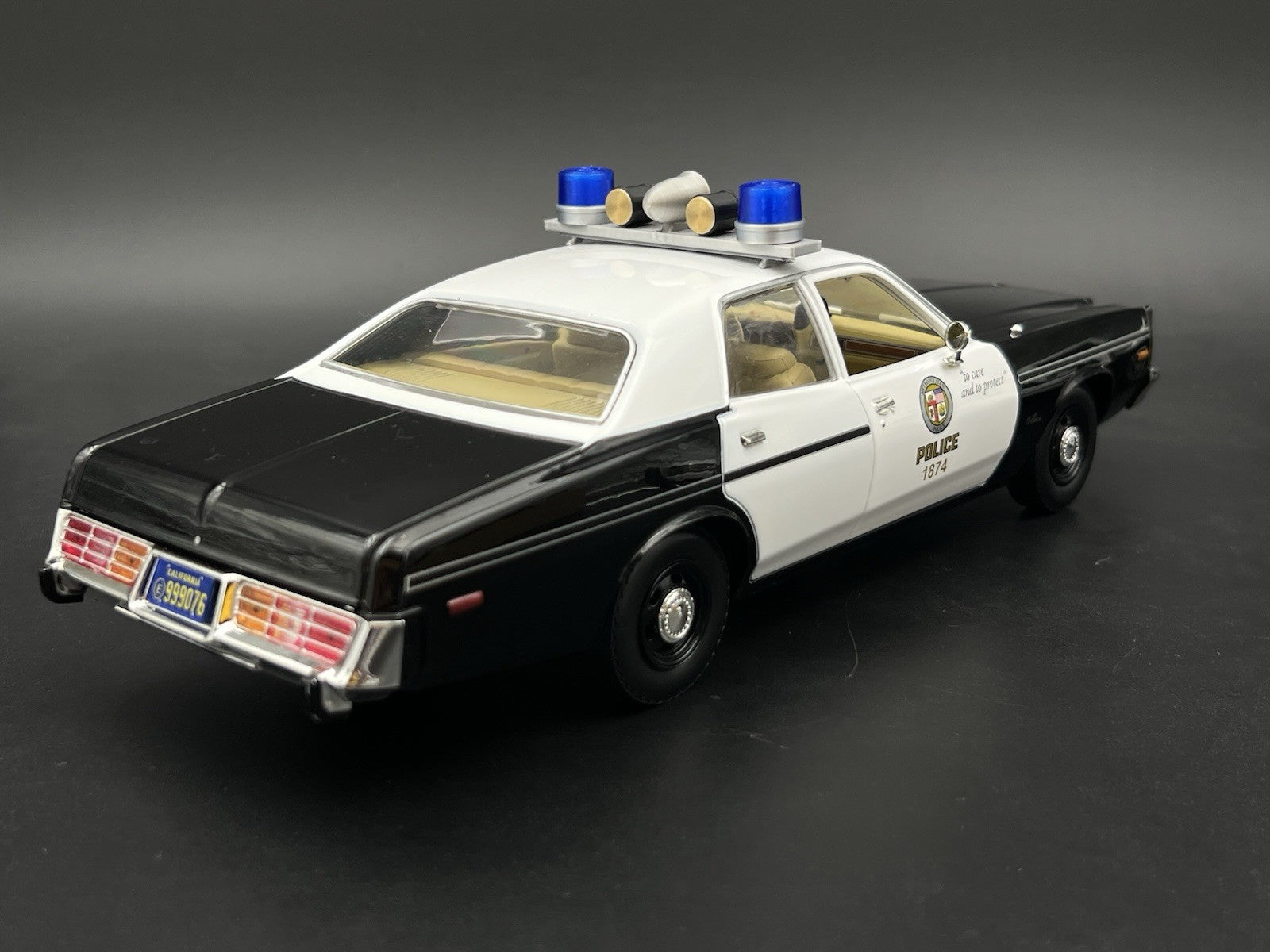 1/18 Blue Mars Skybolt Beacon Lightbar Siren Speaker Police Sheriff Fire5
