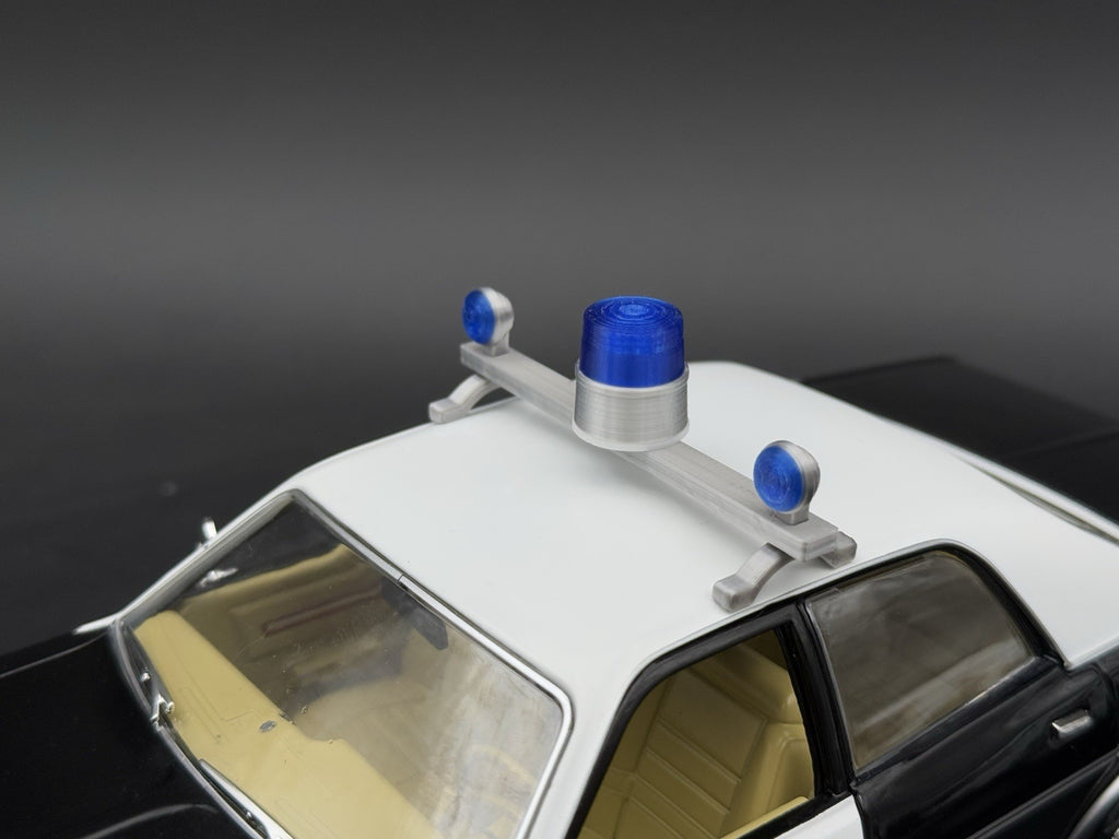 1/18 LED Ready Federal Visibar CJ 184 284 Blue Beacon Blue Lollipop Police Light12