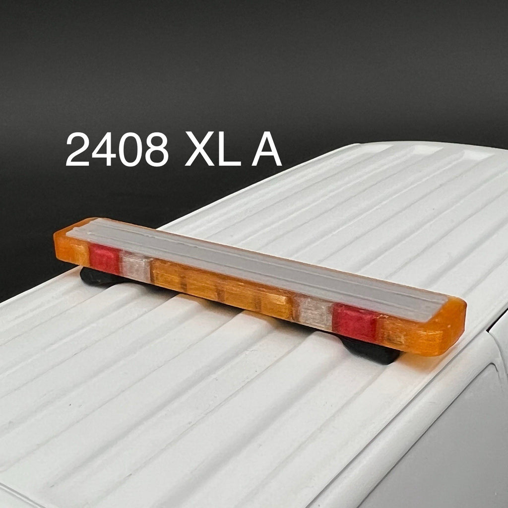 1/24 25 LED Ready Whelen Edge XL Towman Lightbar Amber Tow Truck Construction0