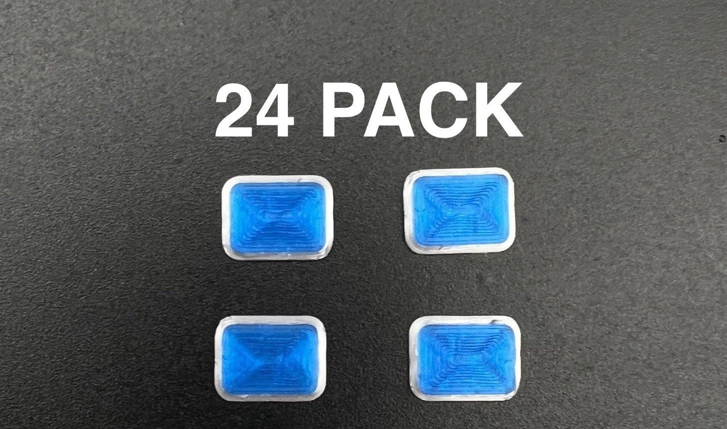 24 Pack 1/50 1/43 Blue Whelen 900 Ambulance Warning Lights EMS Police Fire0