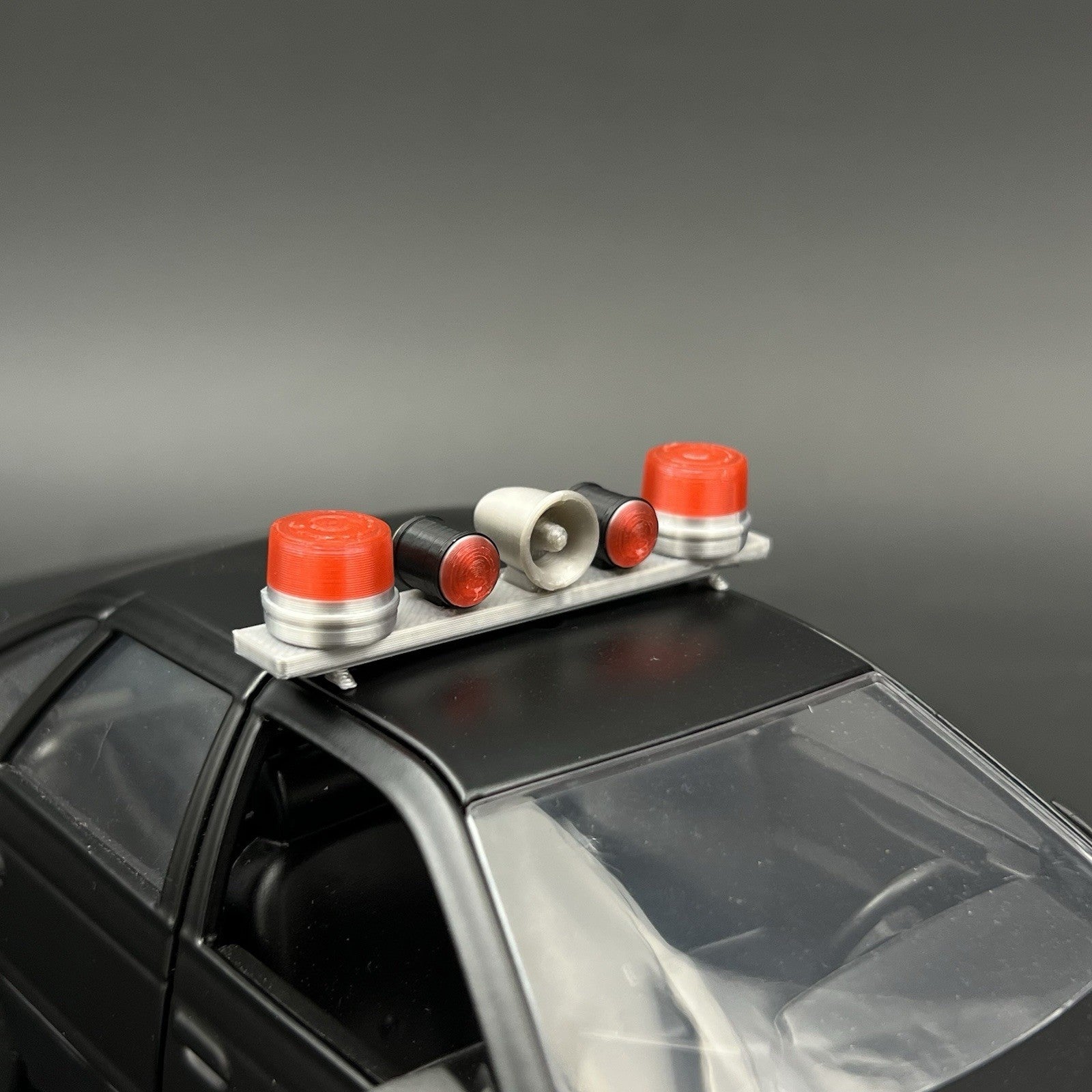 1/24 25 Red Mars Skybolt Beacon Lightbar Siren Speaker Police Sheriff Fire15