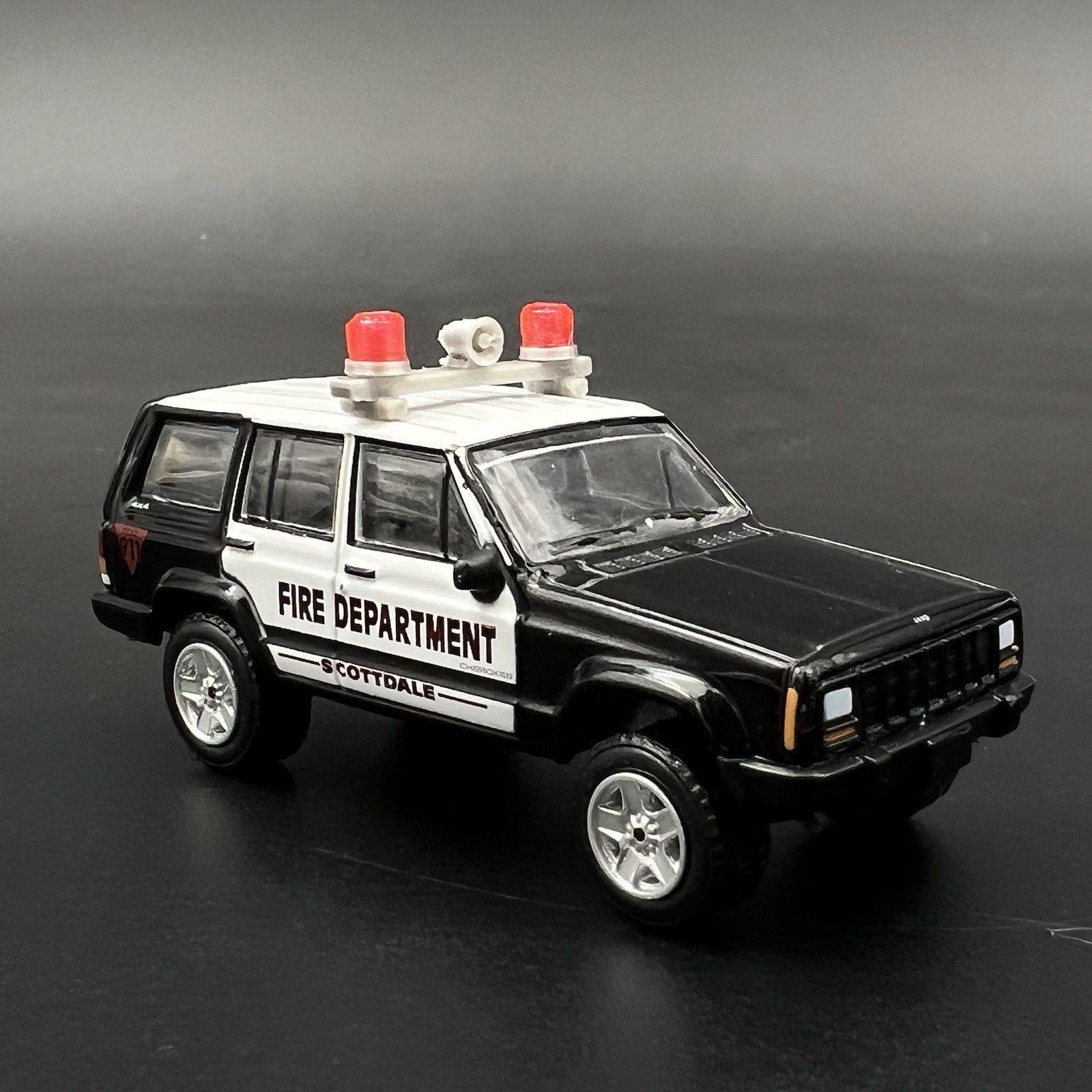 2 Pack 1/64 Red Mars Skybolt Beacon Lightbar Siren Speaker Police Sheriff2