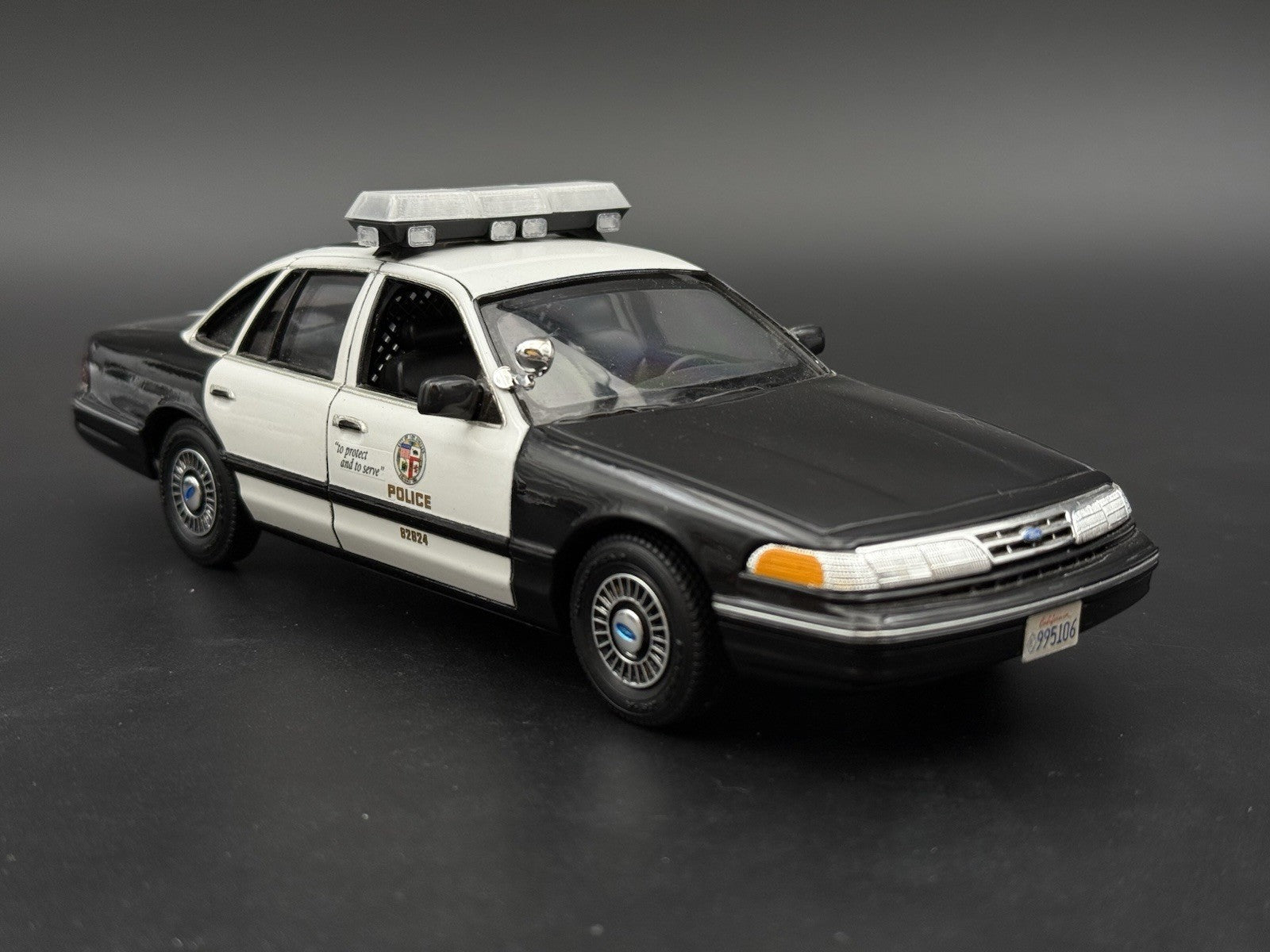 1/24 25 Scale Clear Streethawk Lightbar Police 24644