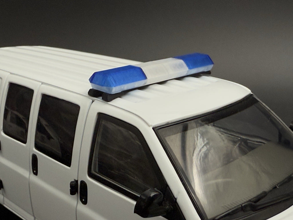 1/24 25 Scale Blue Clear Code 3 MX7000 XL Lightbar Police Fire Truck Width 58”5
