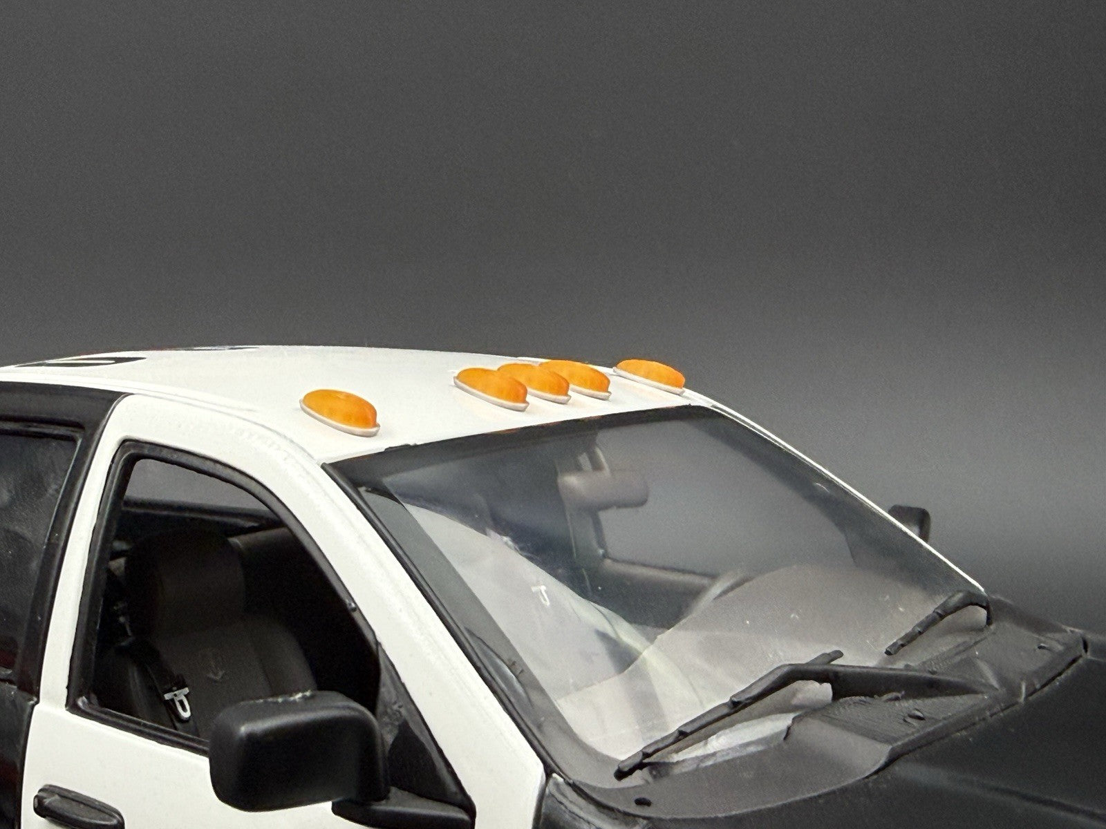 5 Pack 1/18 Scale Model Amber Roof Clearance Light Cab Marker Pickup Truck 1863A8