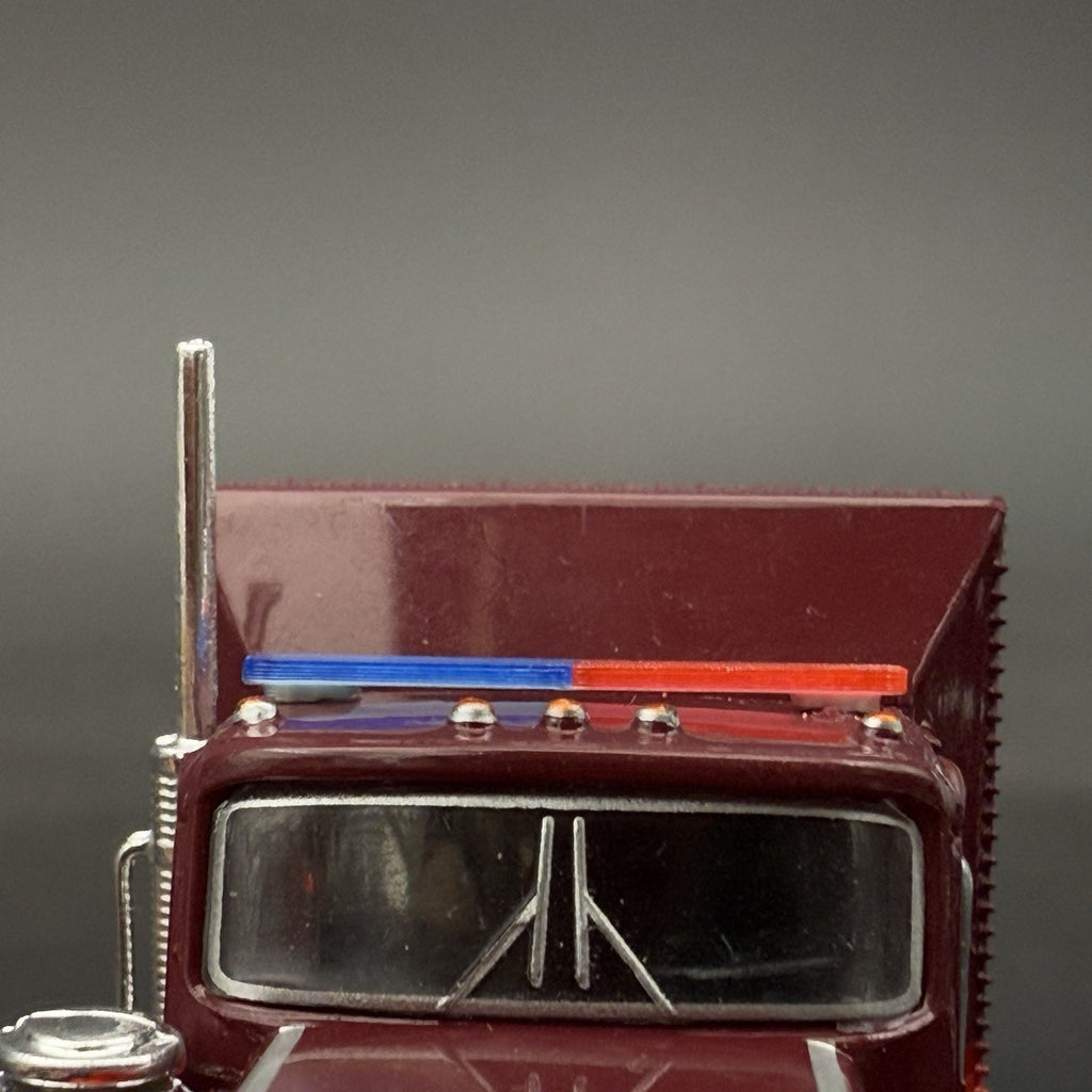 4 Pack 1/87 HO Scale Blue Red LED Style Long Whelen Lightbar Police 87064